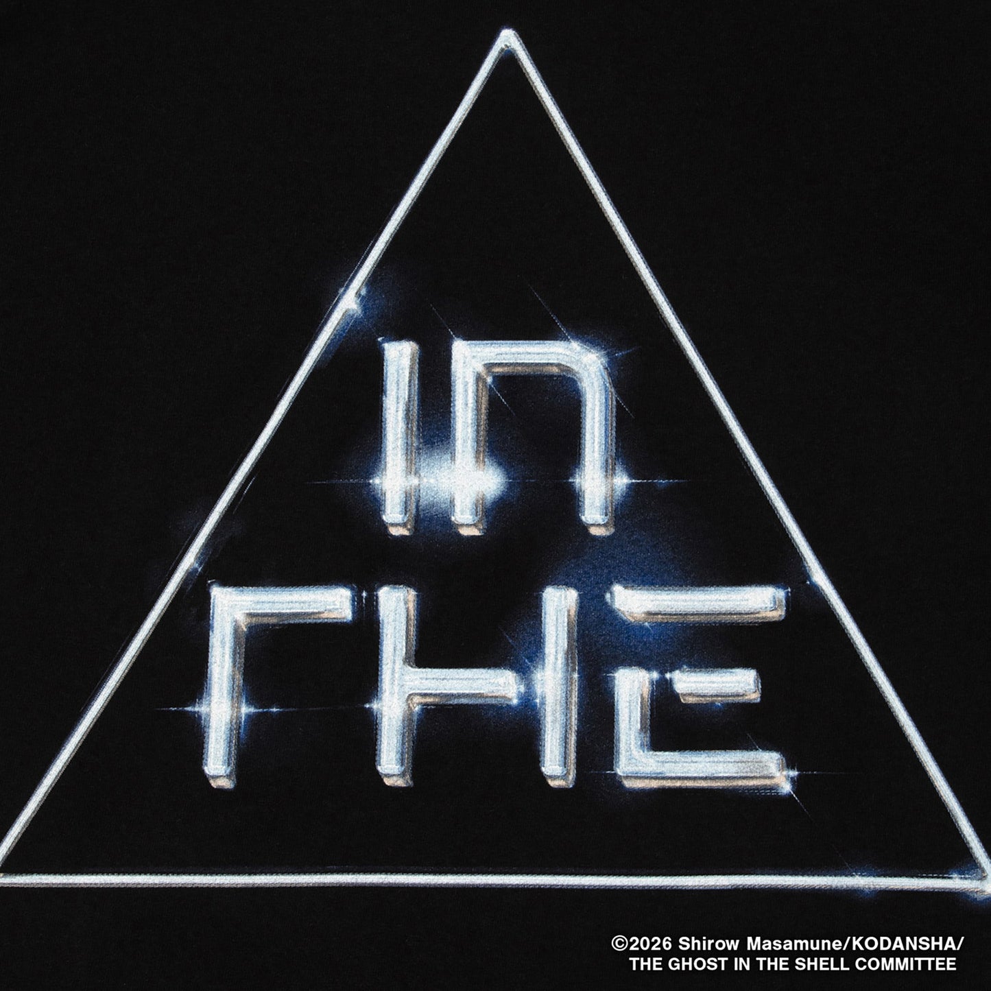 攻殻機動隊 THE GHOST IN THE SHELL | GEEKS RULE SILKSCREEN PRINTING T SHIRT vol.01 / BLACK