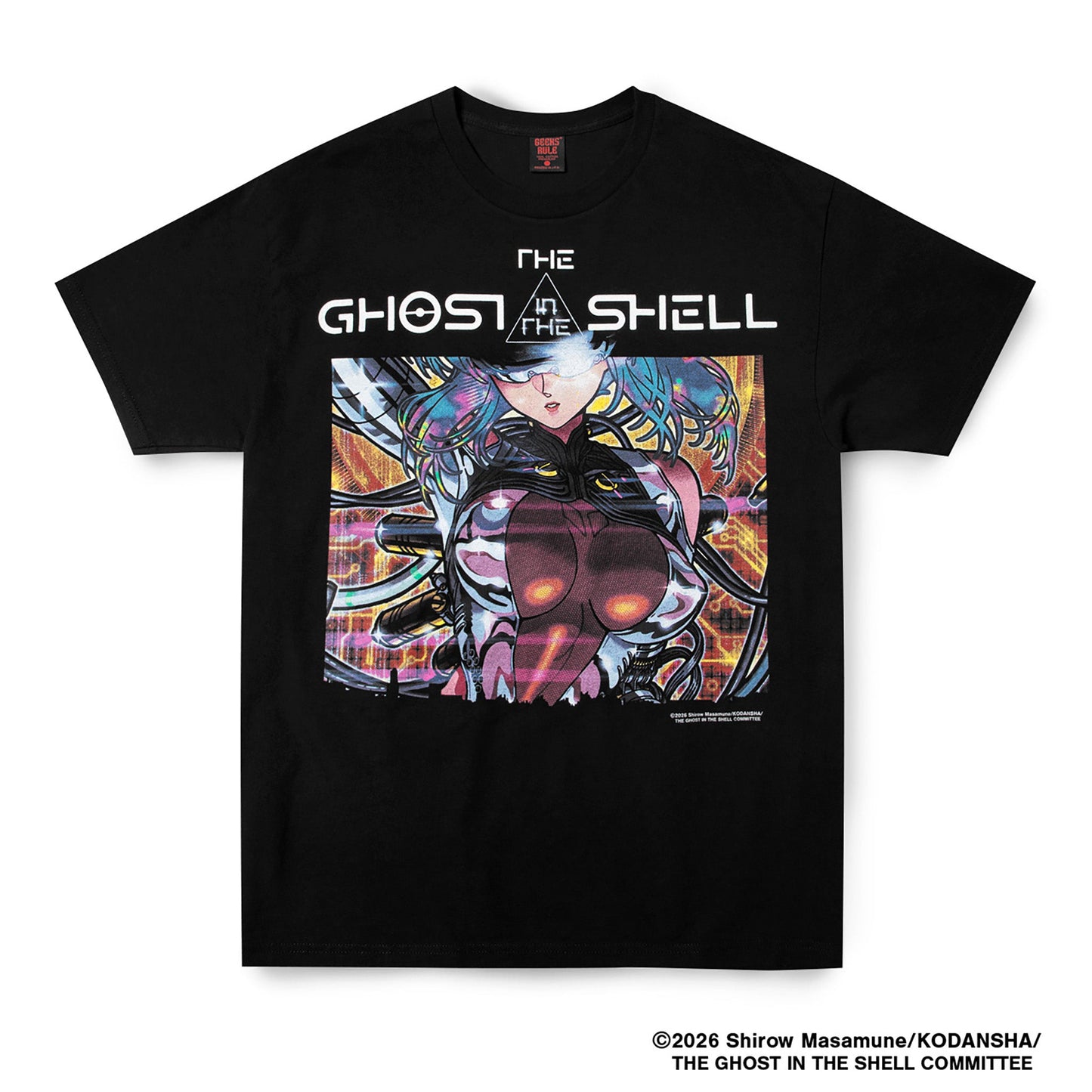攻殻機動隊 THE GHOST IN THE SHELL | GEEKS RULE SILKSCREEN PRINTING T SHIRT vol.02 / BLACK