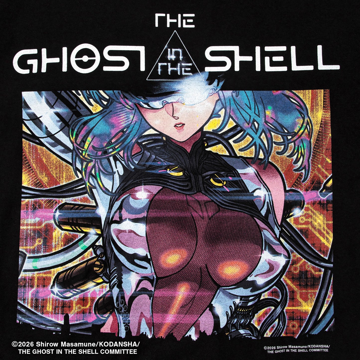 攻殻機動隊 THE GHOST IN THE SHELL | GEEKS RULE SILKSCREEN PRINTING T SHIRT vol.02 / BLACK