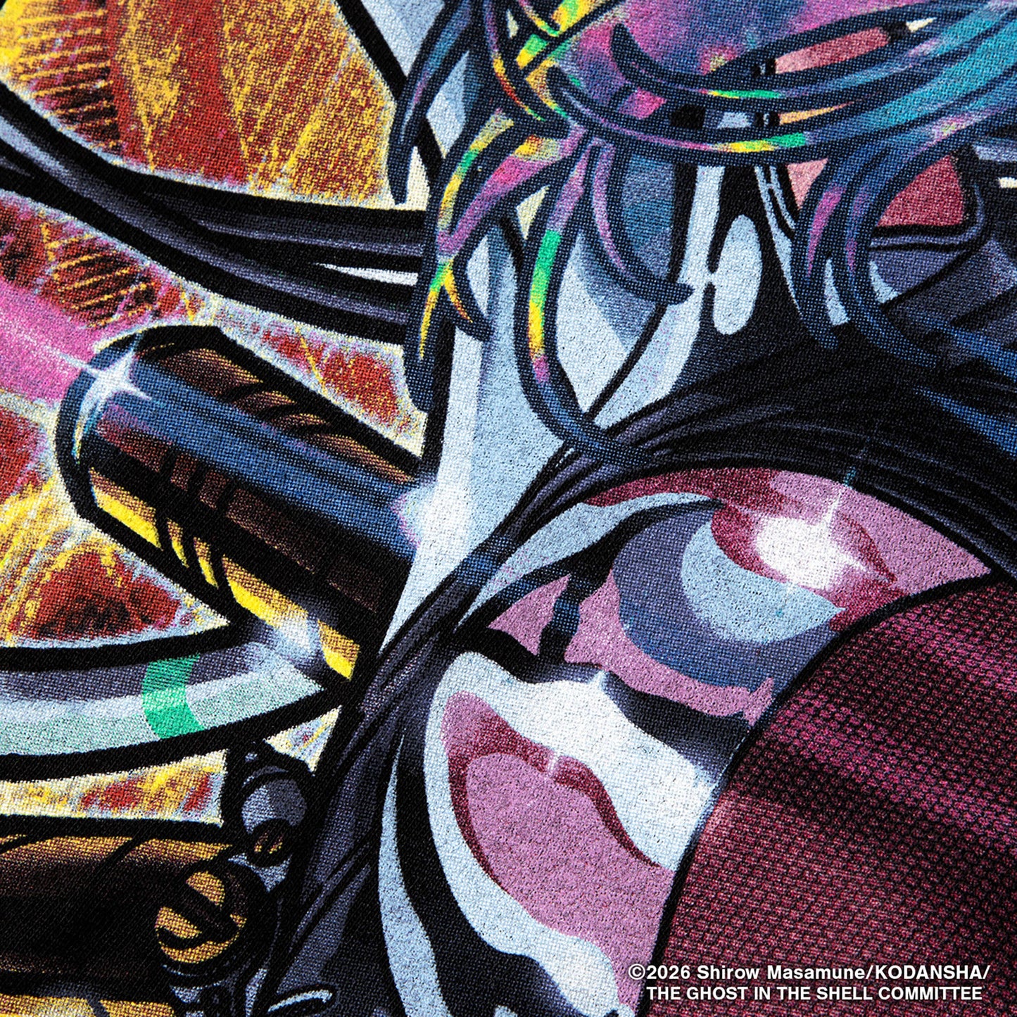 攻殻機動隊 THE GHOST IN THE SHELL | GEEKS RULE SILKSCREEN PRINTING T SHIRT vol.02 / BLACK