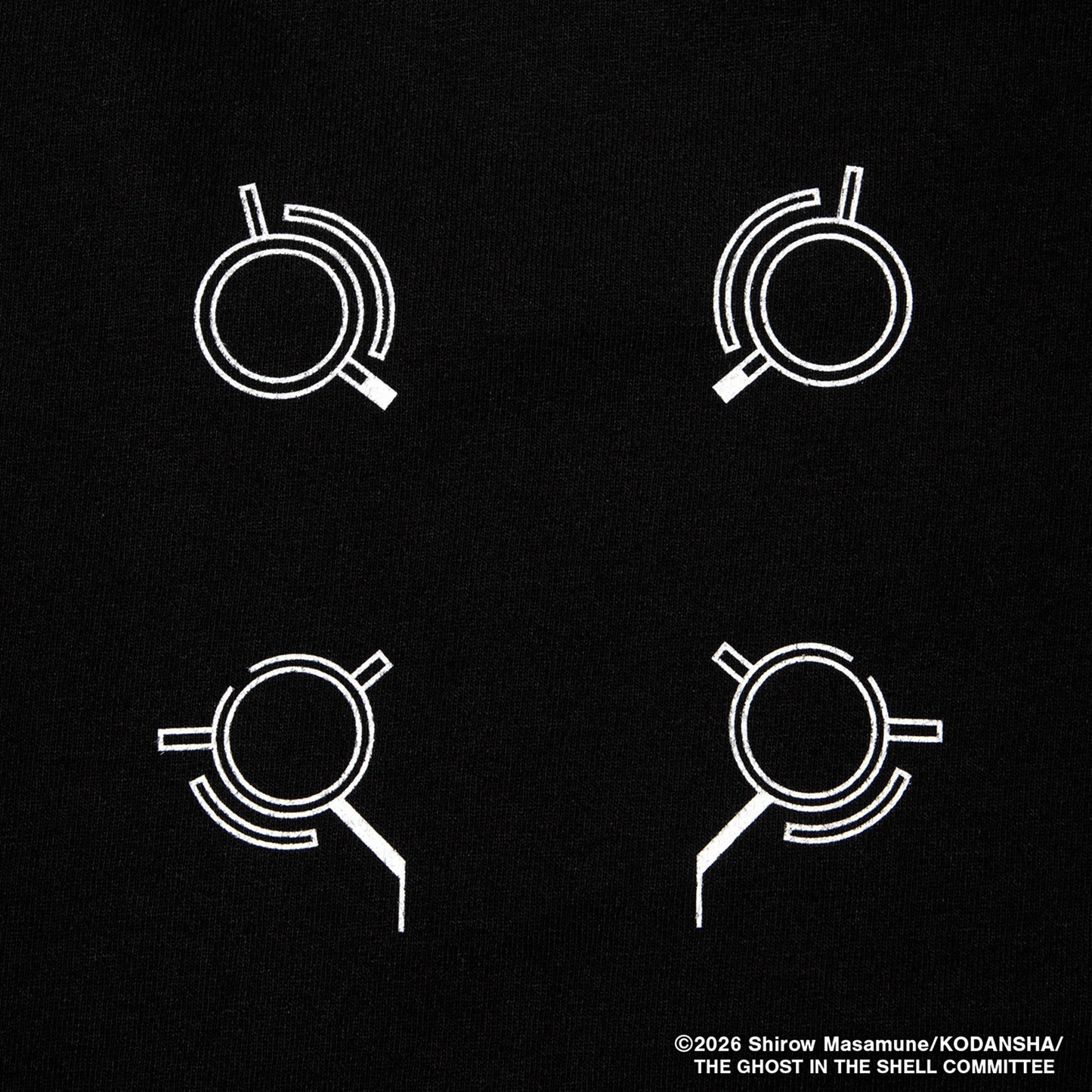攻殻機動隊 THE GHOST IN THE SHELL | GEEKS RULE SILKSCREEN PRINTING T SHIRT vol.02 / BLACK
