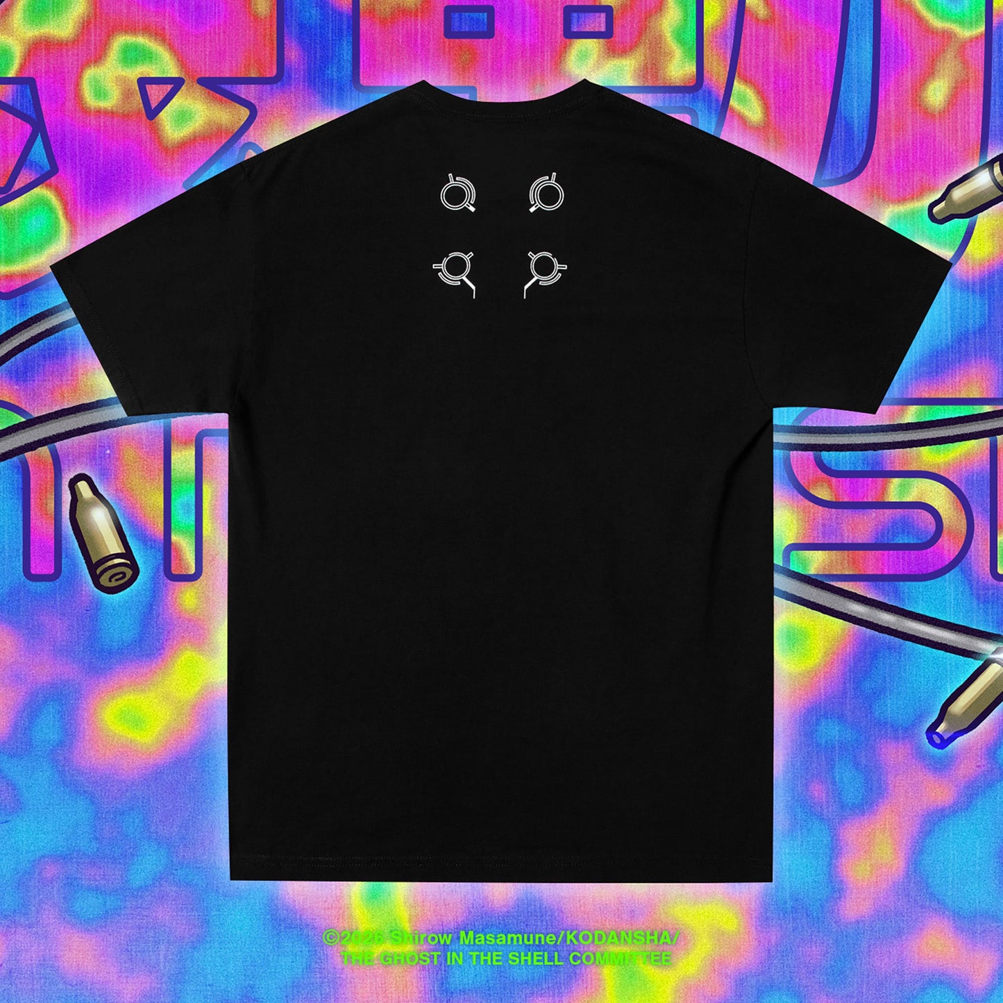 攻殻機動隊 THE GHOST IN THE SHELL | GEEKS RULE SILKSCREEN PRINTING T SHIRT vol.02 / BLACK