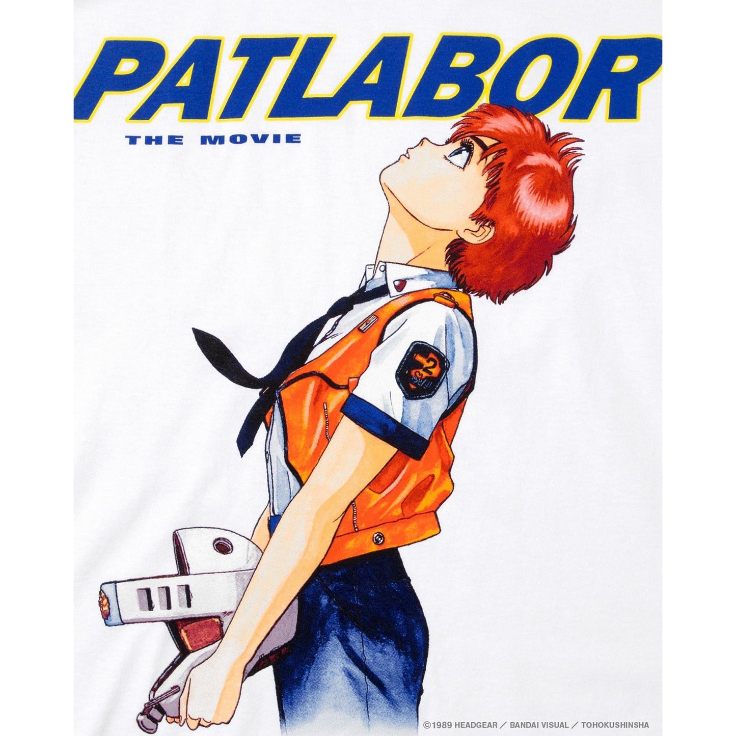 Patlabor: The Movie × GEEKS RULE SILKSCREEN T SHIRT / WHITE