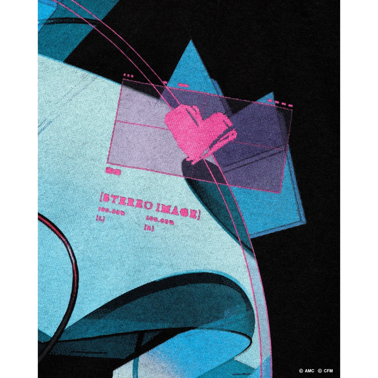 HATSUNE MIKU(Aiobahn ) × GEEKS RULE SILKSCREEN T-SHIRT / BLACK