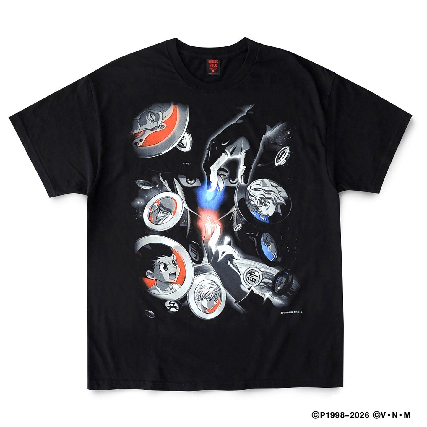 HUNTERxHUNTER x GEEKS RULE SILKSCREEN PRINTING T SHIRT "キメラ=アント編" / BLACK