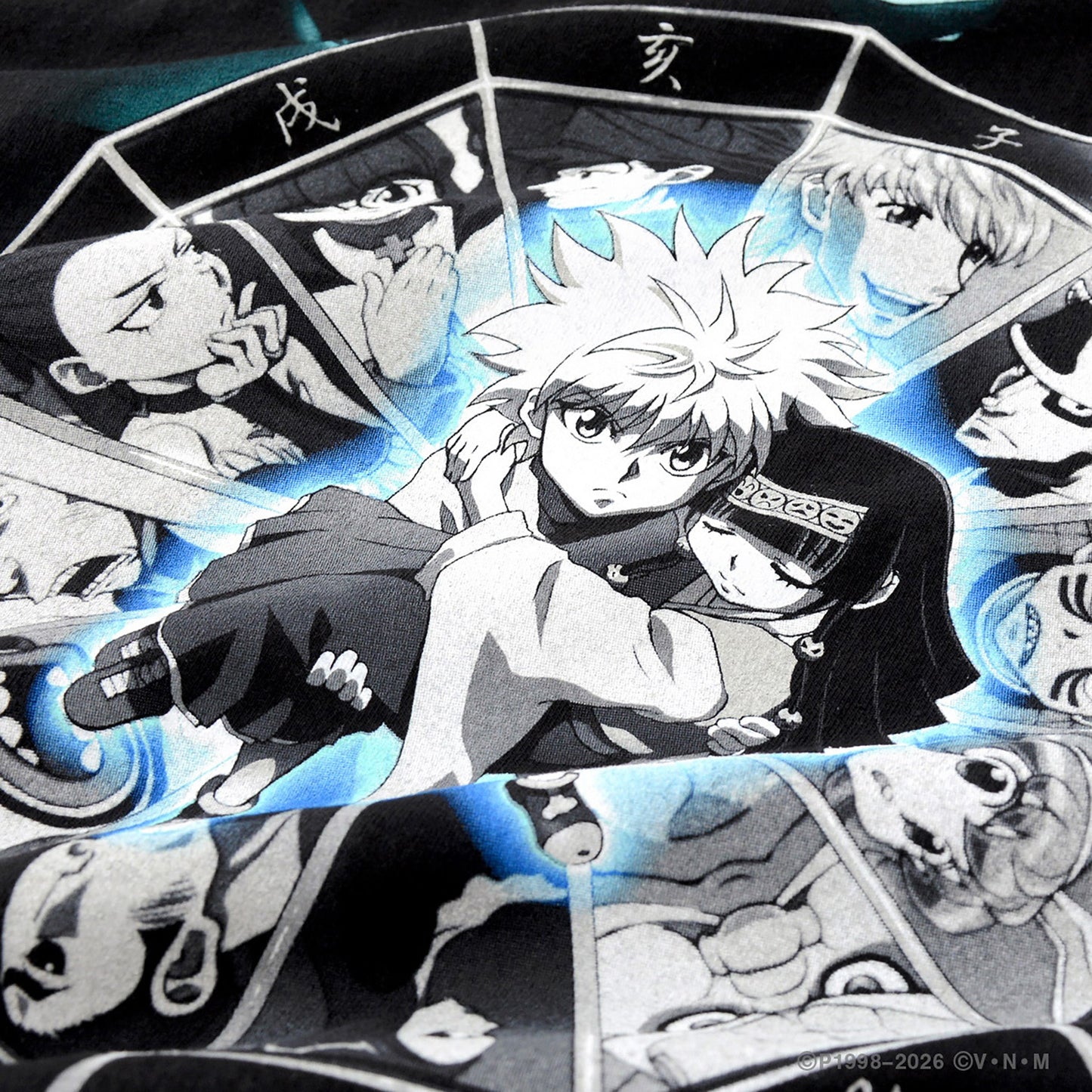 HUNTERxHUNTER x GEEKS RULE SILKSCREEN PRINTING T SHIRT "選挙編" / BLACK