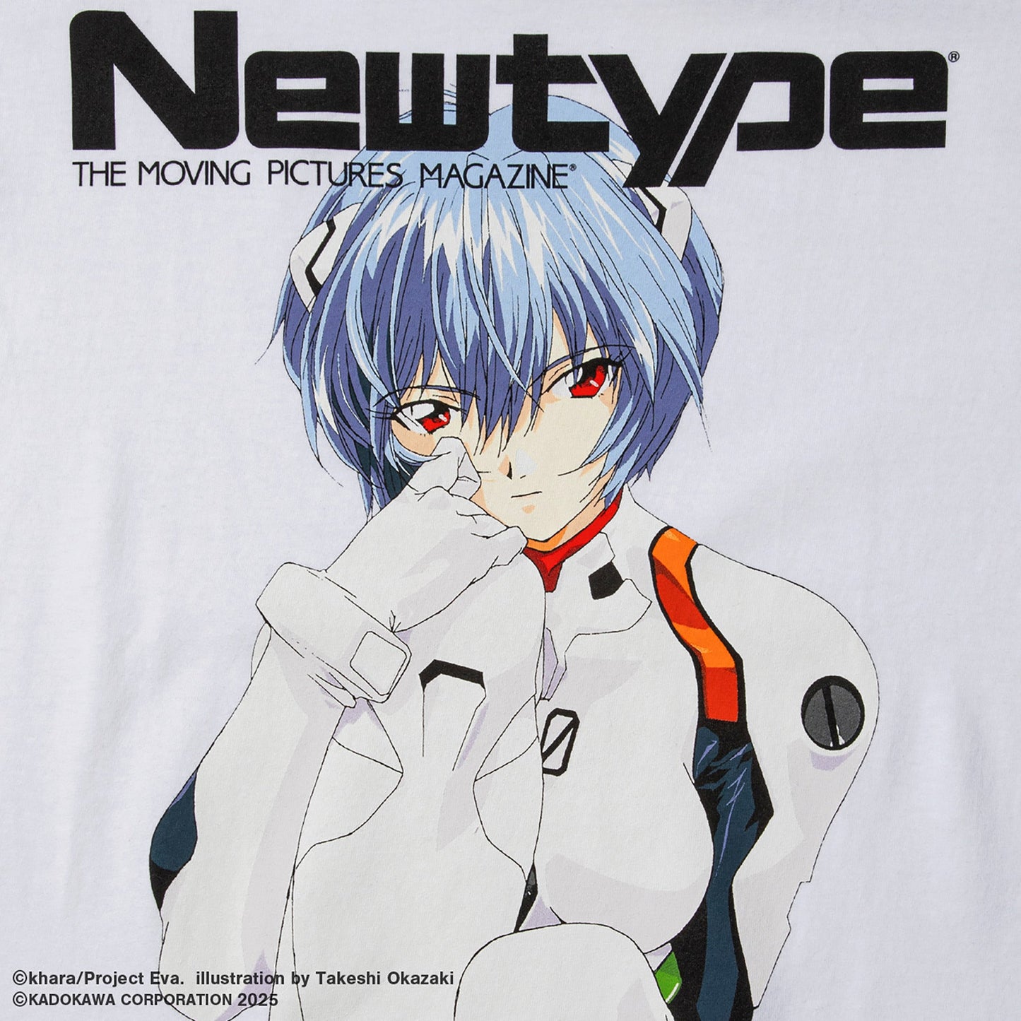 Newtype × 新世紀エヴァンゲリオン × GEEKS RULE 15 SILKSCREEN PRINTING T SHIRT / WHITE