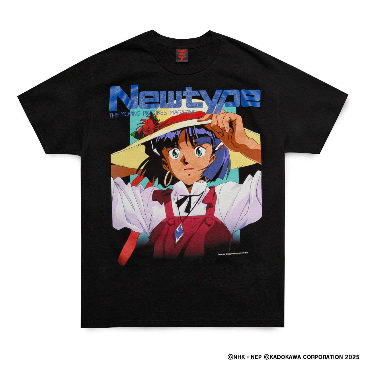 Newtype × ふしぎの海のナディア × GEEKS RULE 15 SILKSCREEN PRINTING T SHIRT / BLACK
