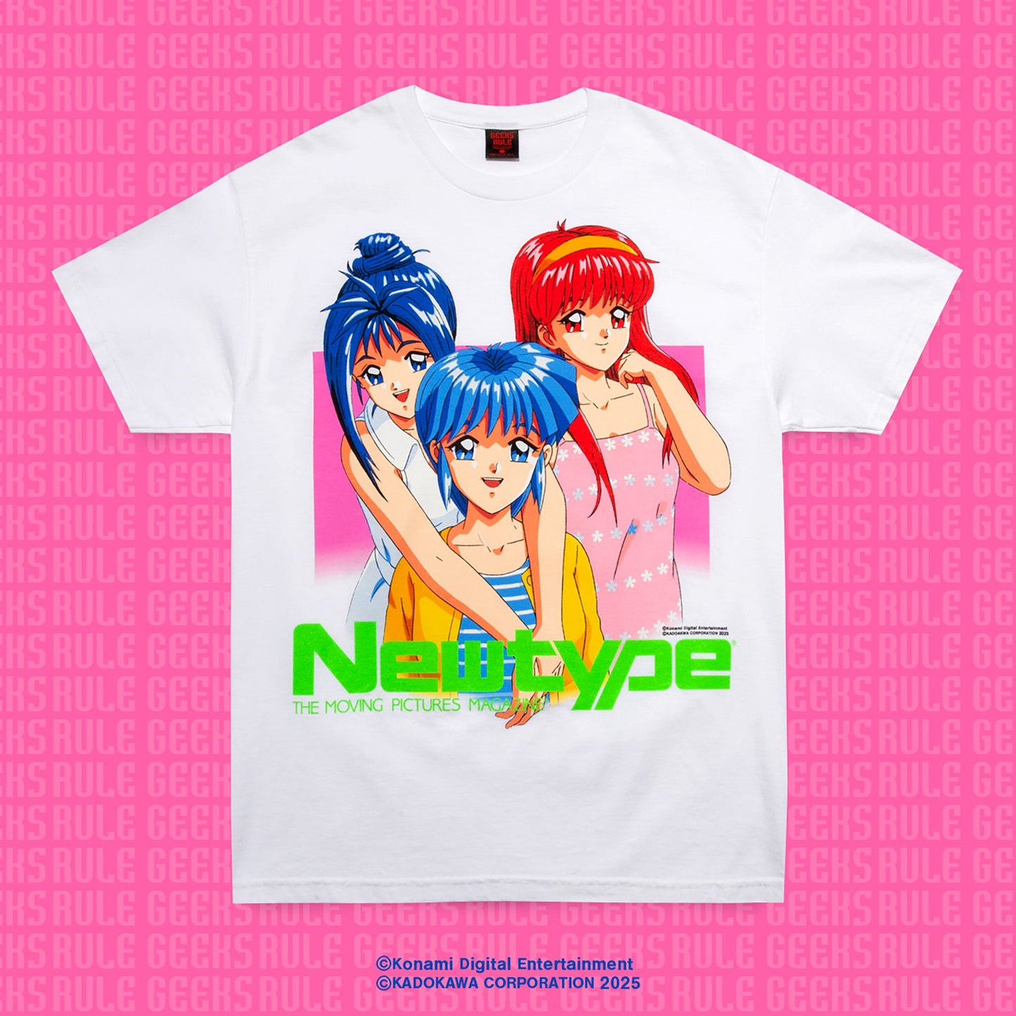 Newtype × ときめきメモリアル ドラマシリーズ × GEEKS RULE 15 SILKSCREEN / WHITE