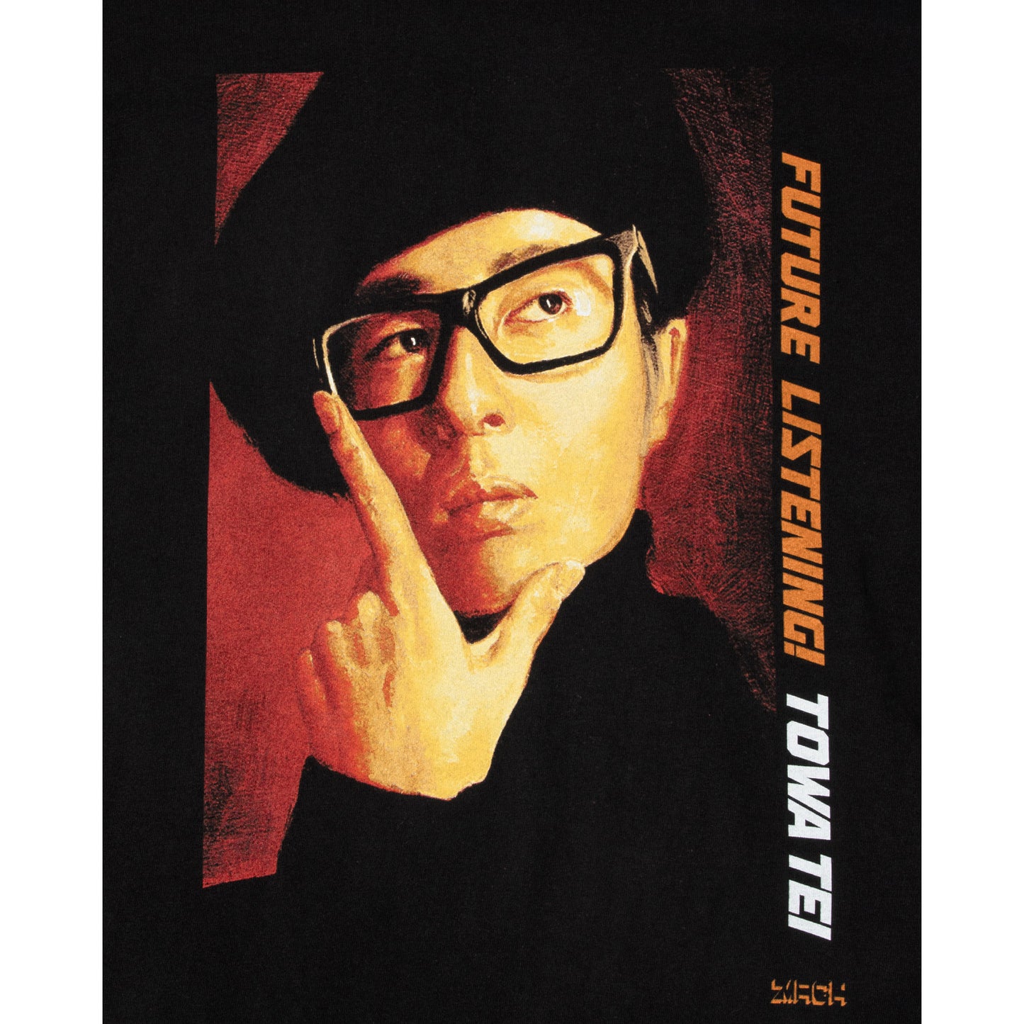 TEI TOWA × GEEKS RULE SILKSCREEN PRINTING T SHIRT / BLACK