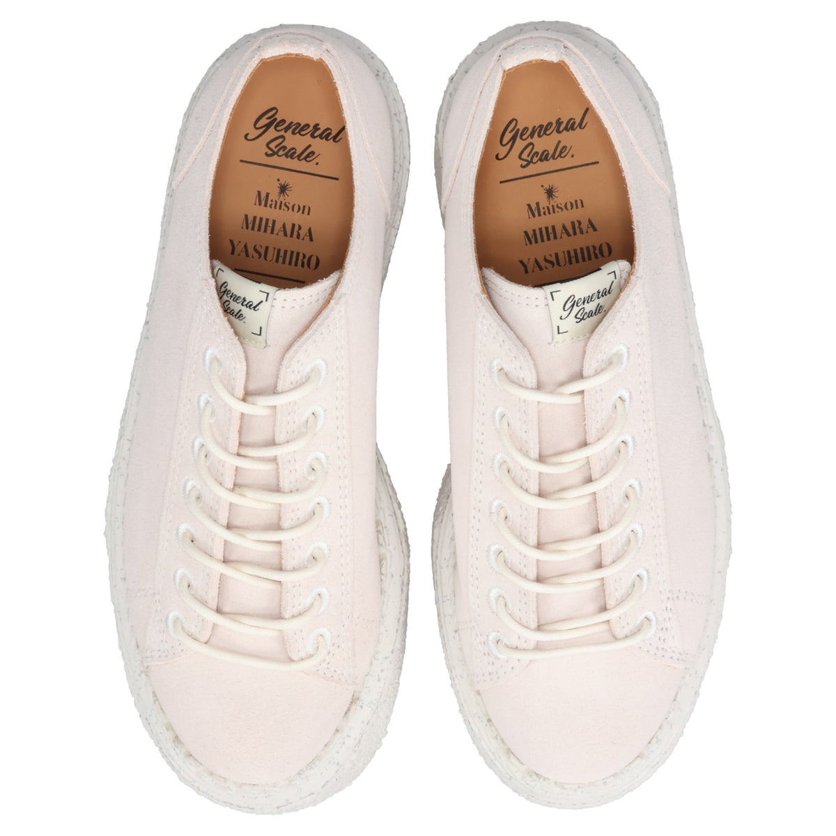 MARK SUEDE SHOES / 011:WHITE
