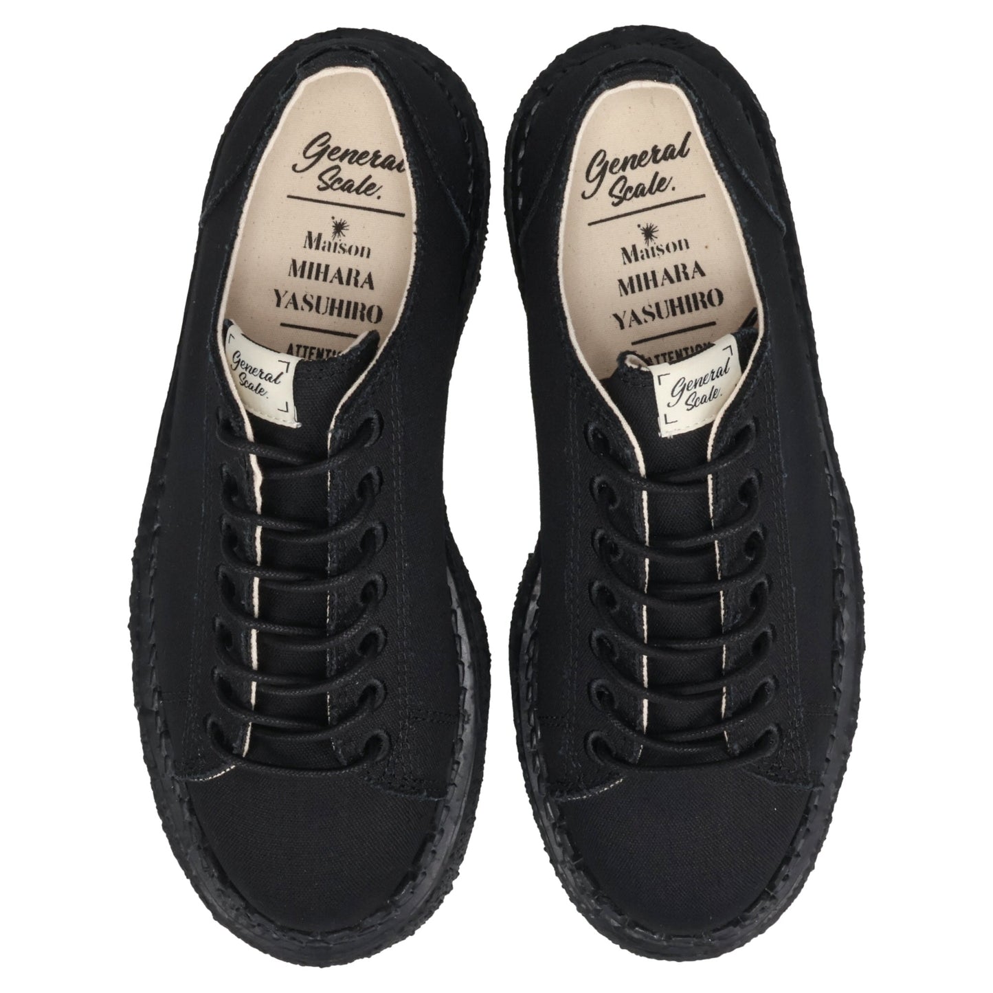 MARK CANVAS SHOES / 018:BLACK