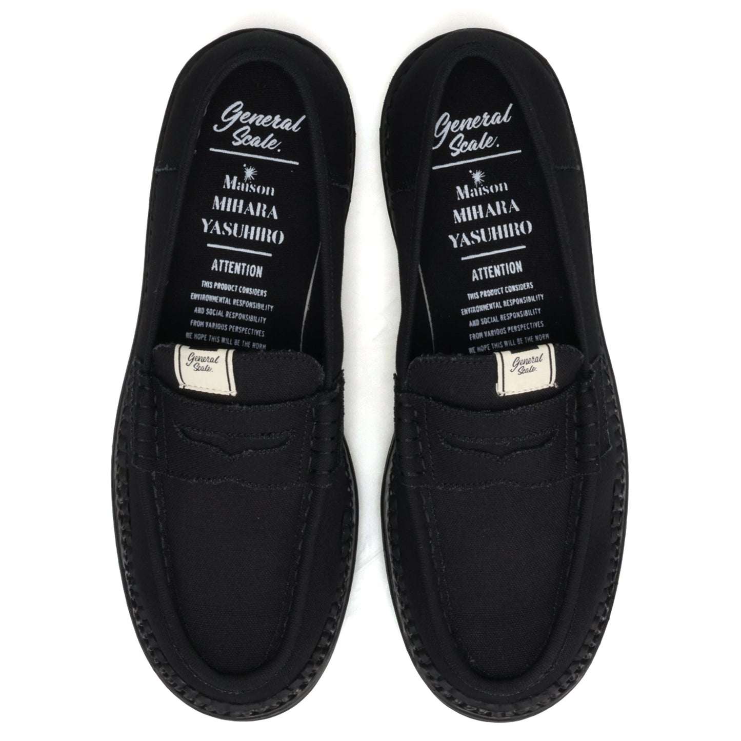 ANDY CANVAS LOAFERS / 018:BLACK