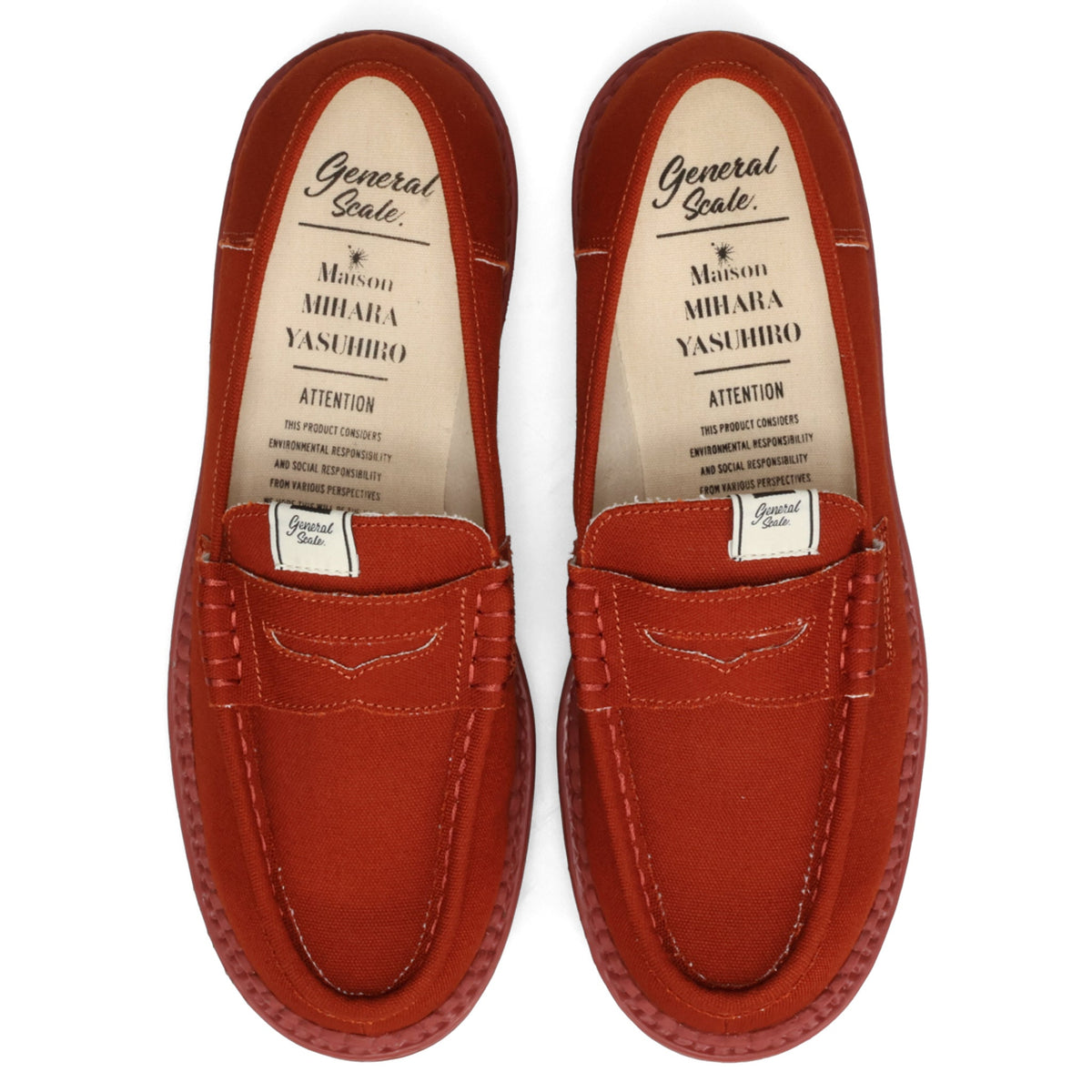 ANDY CANVAS LOAFERS / C03:TERRACOTTA