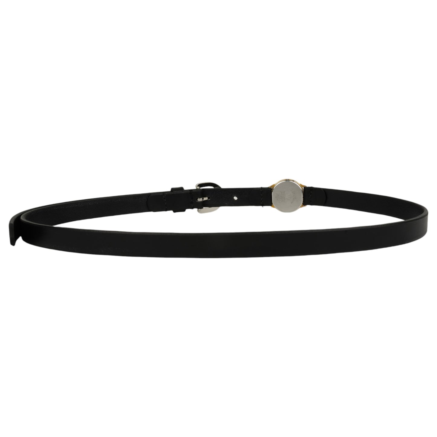 VINTAGE WATCH BELT -NARROW- / BLACK