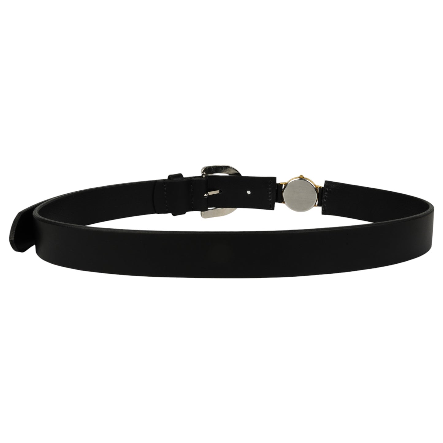 VINTAGE WATCH BELT -WIDE- / BLACK