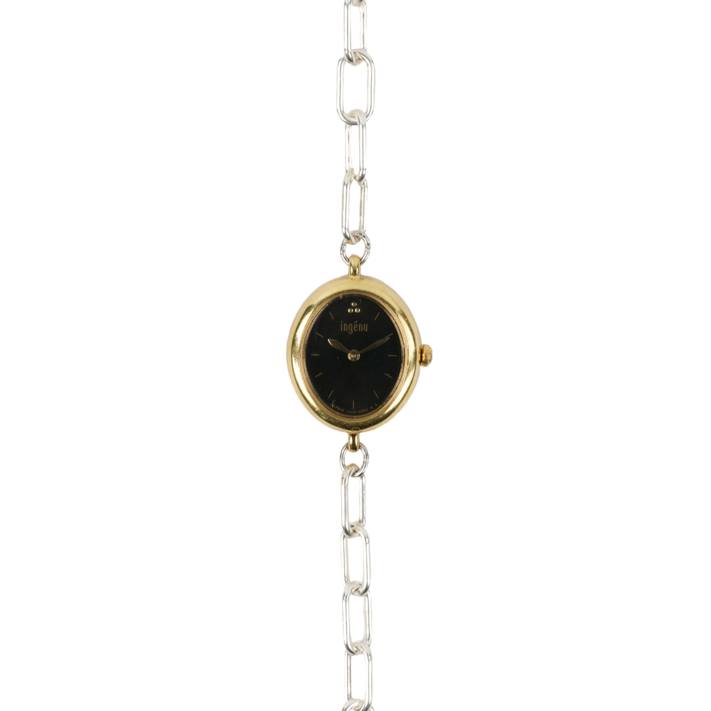 TRIPLED WATCH NECKLACE / SILVER