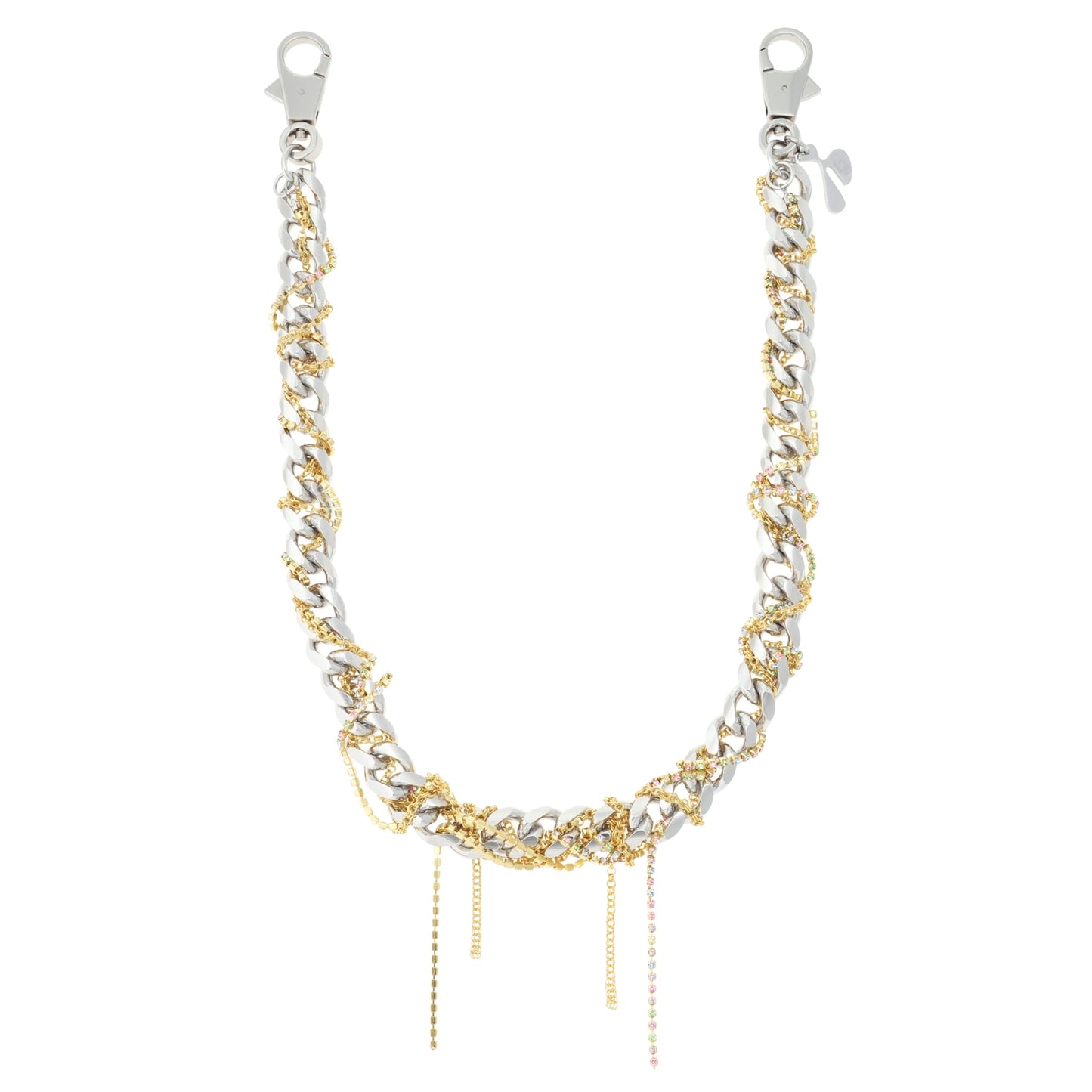 BROKEN "MIÇANGA" CHAIN / SILVER/GOLD