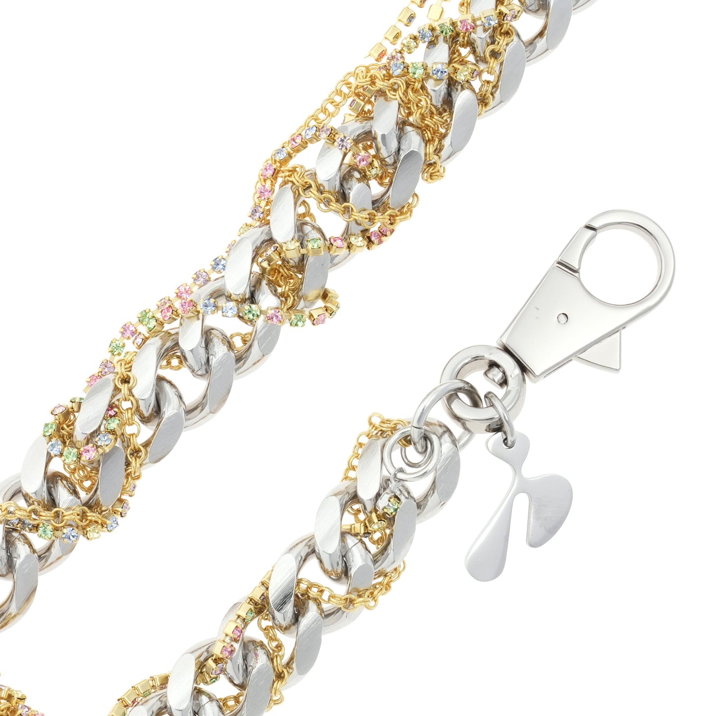 BROKEN "MIÇANGA" CHAIN / SILVER/GOLD
