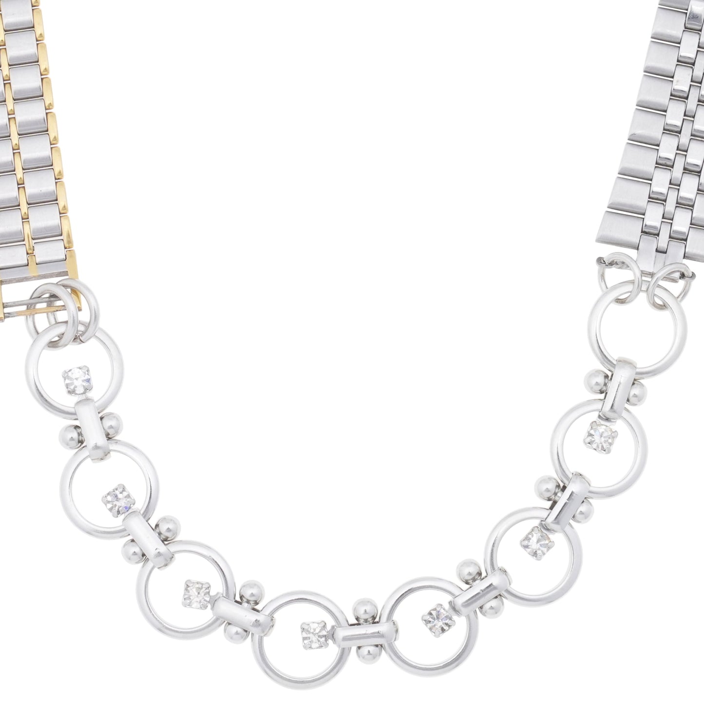 VINTAGE WATCH LINKS CHAIN / SILVER