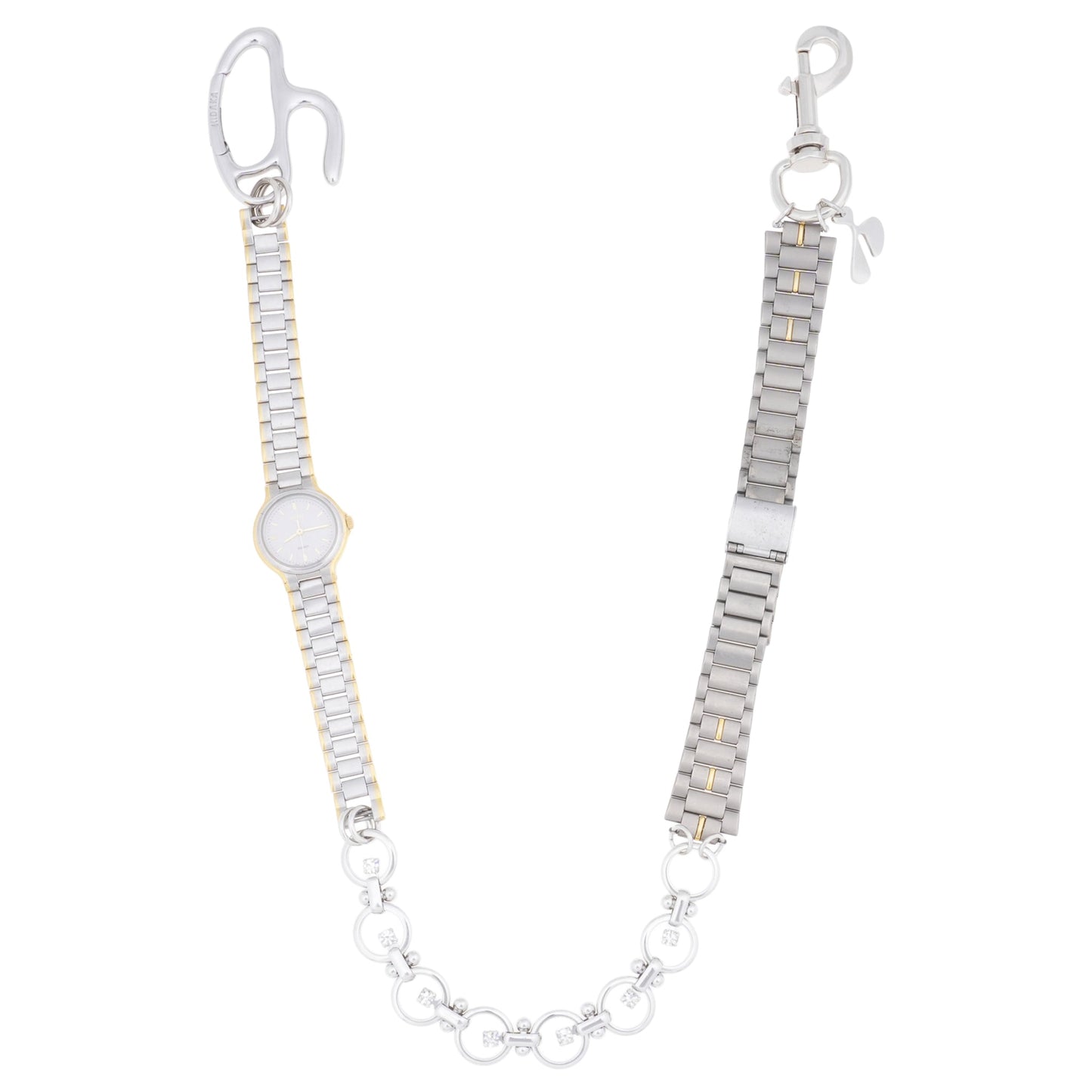 VINTAGE WATCH LINKS CHAIN / SILVER