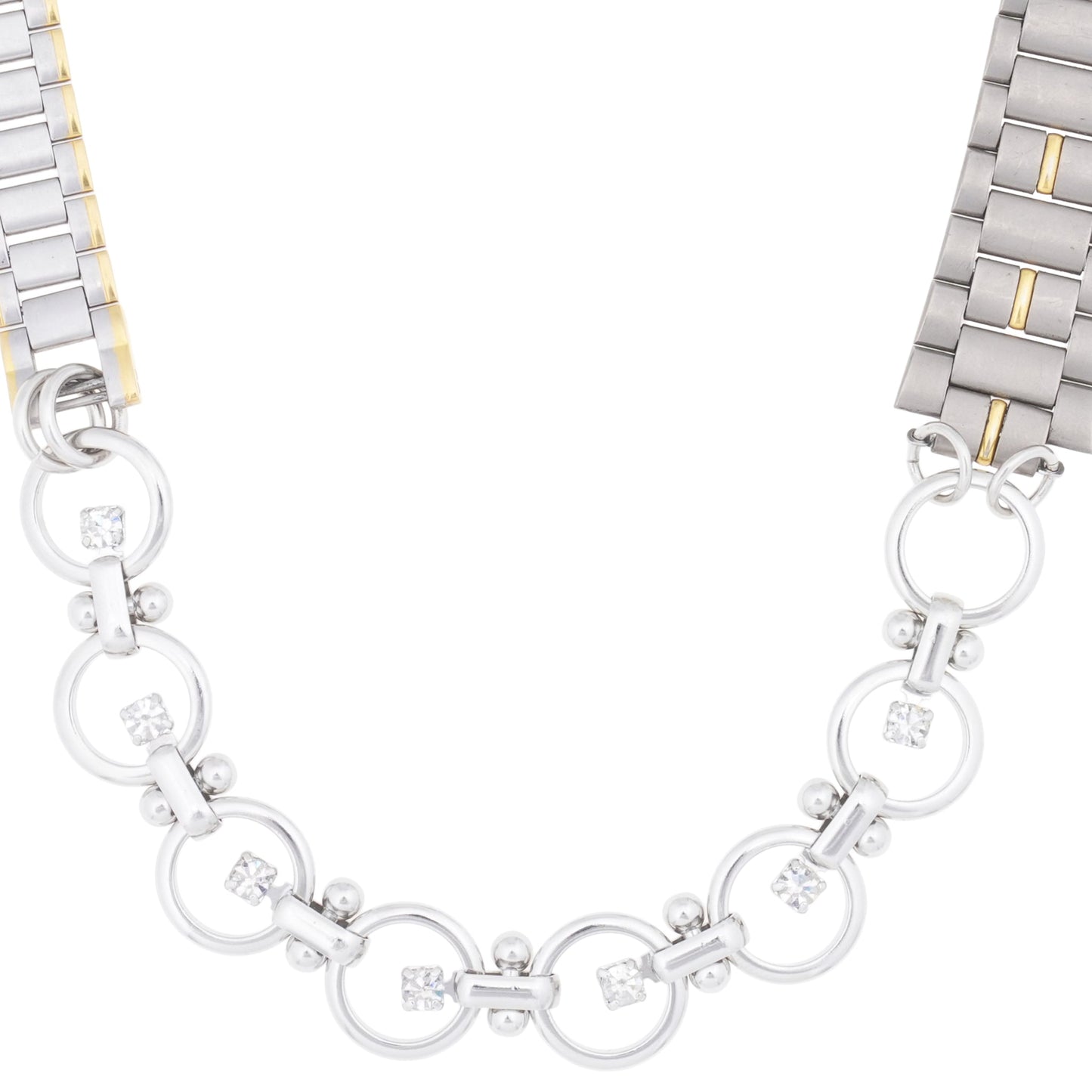 VINTAGE WATCH LINKS CHAIN / SILVER