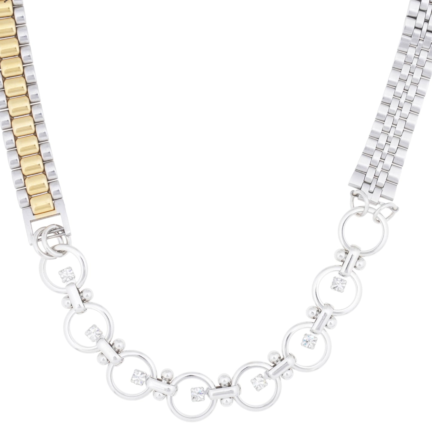 VINTAGE WATCH LINKS CHAIN / SILVER