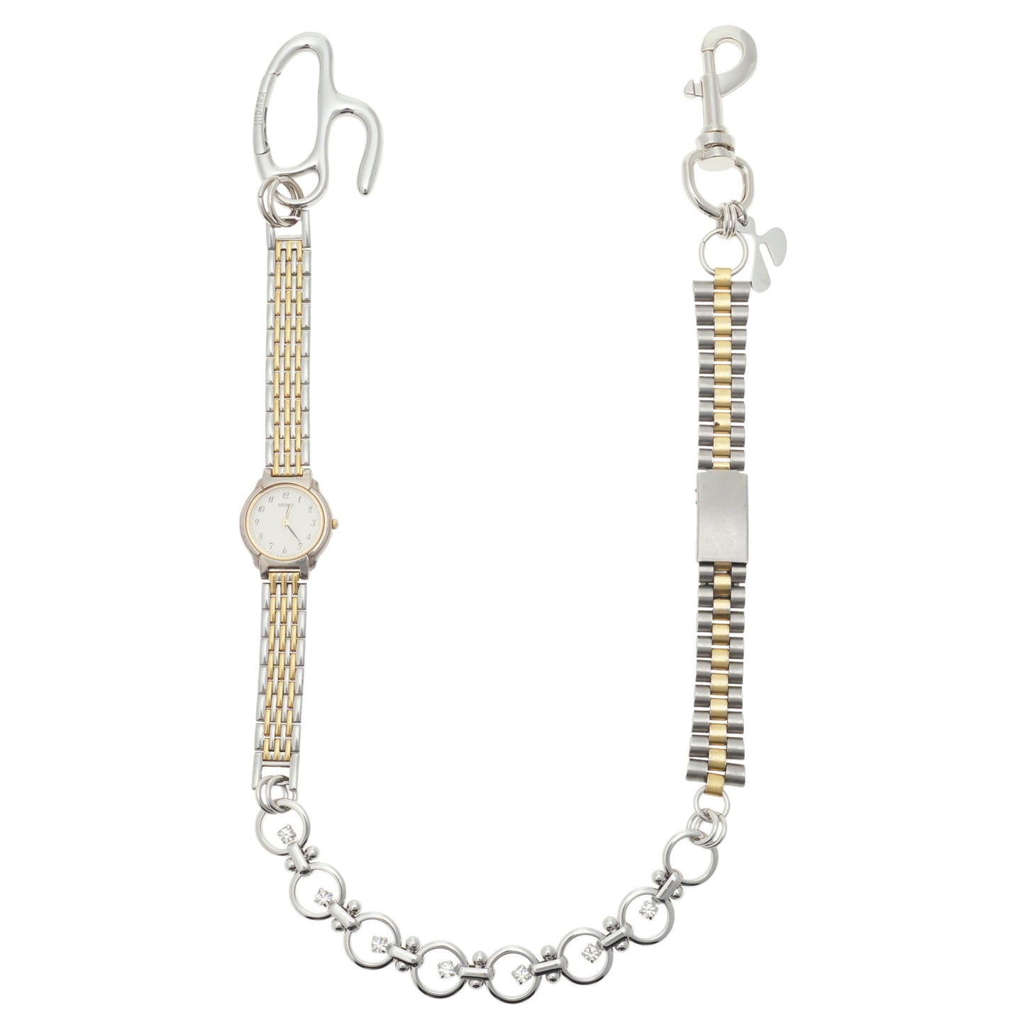 VINTAGE WATCH LINKS CHAIN / SILVER