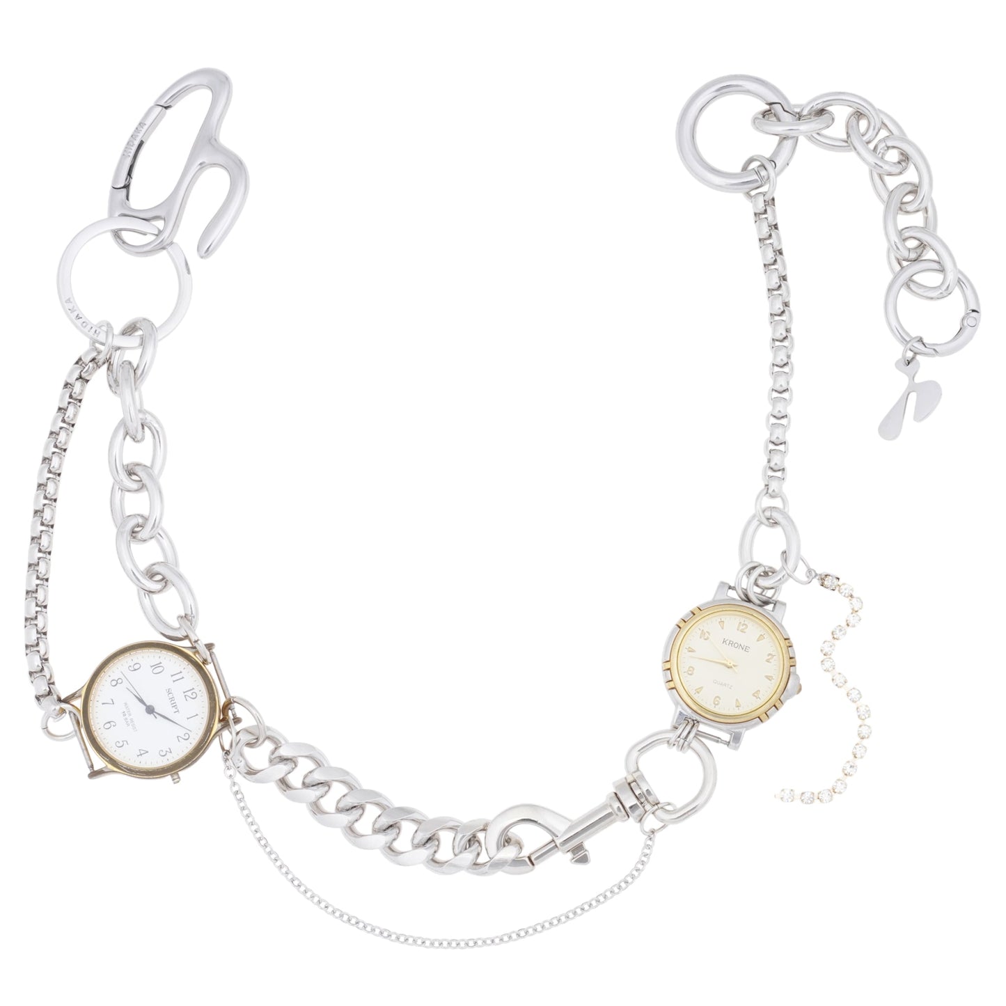 SCRAP LINKS CHAIN / SILVER