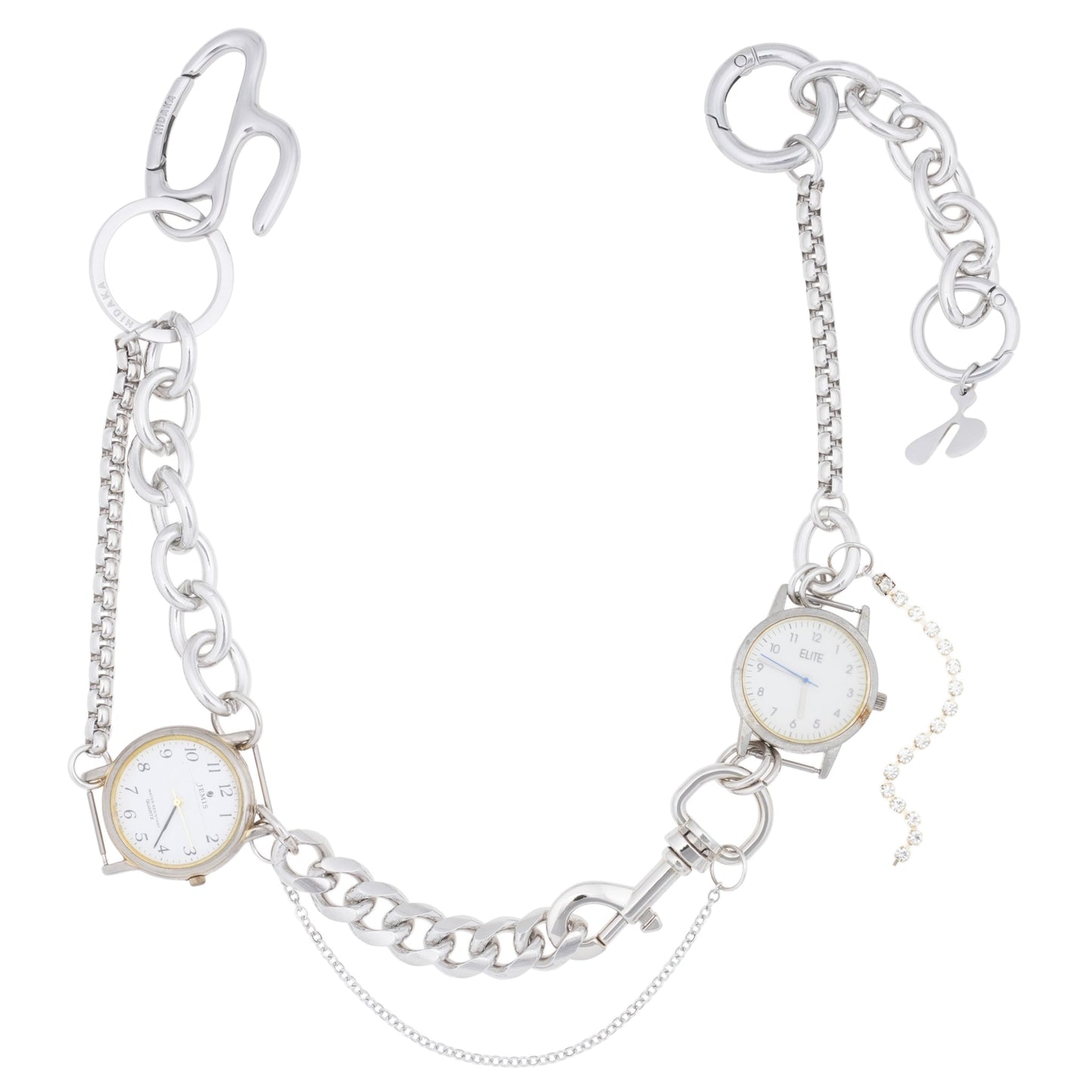 SCRAP LINKS CHAIN / SILVER
