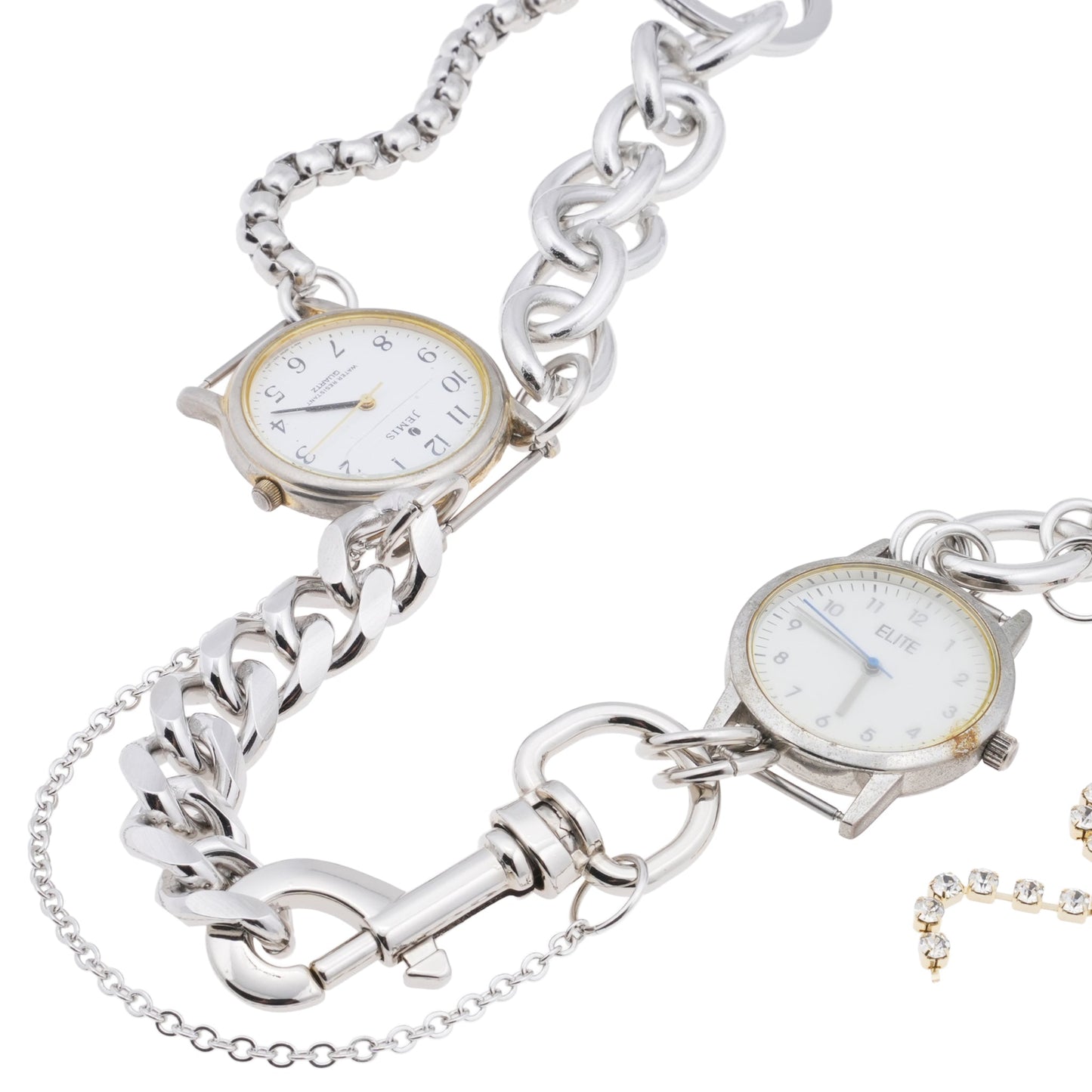 SCRAP LINKS CHAIN / SILVER