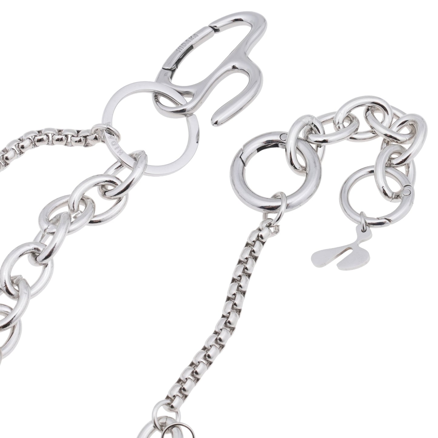 SCRAP LINKS CHAIN / SILVER