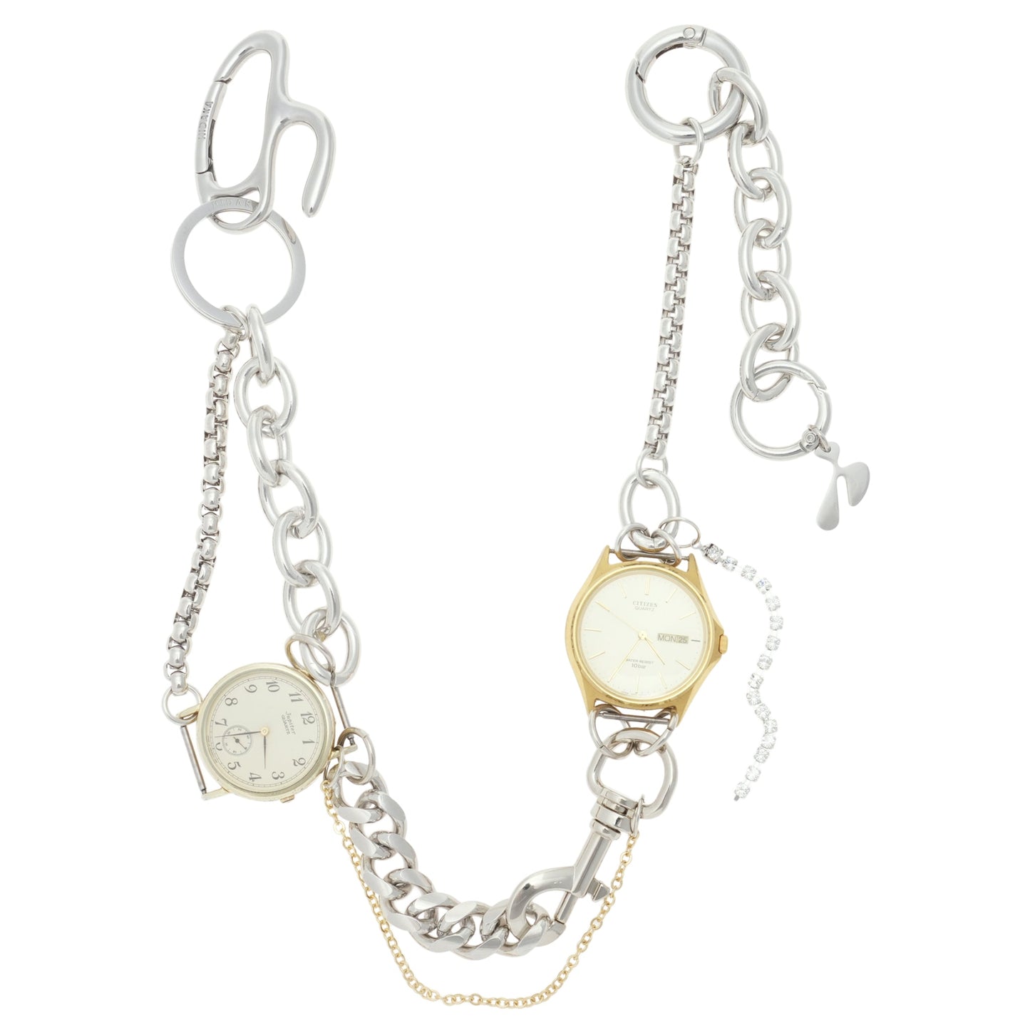 SCRAP LINKS CHAIN / SILVER