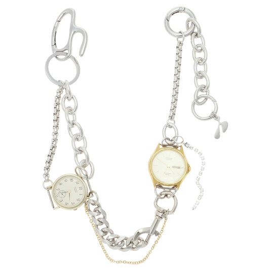 SCRAP LINKS CHAIN / SILVER