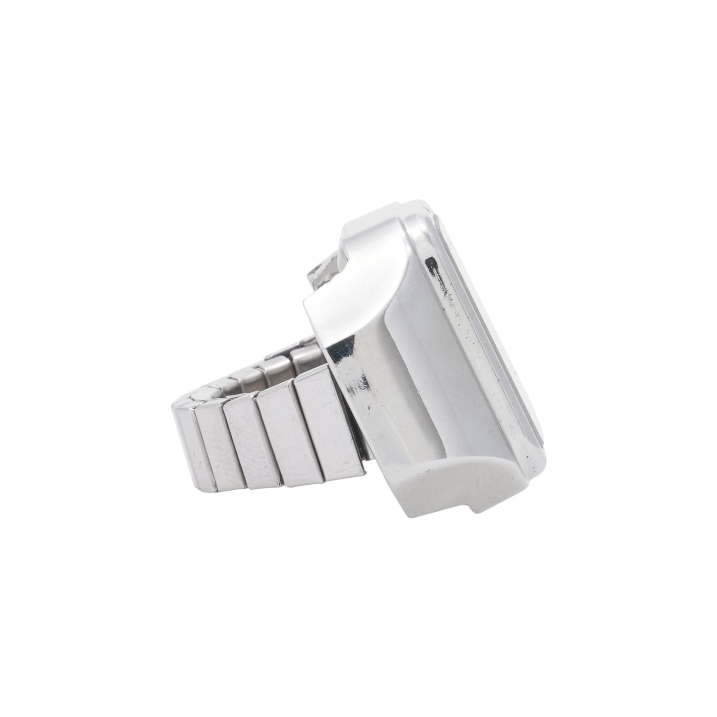 LEGACY RING WATCH / SILVER/WHITE