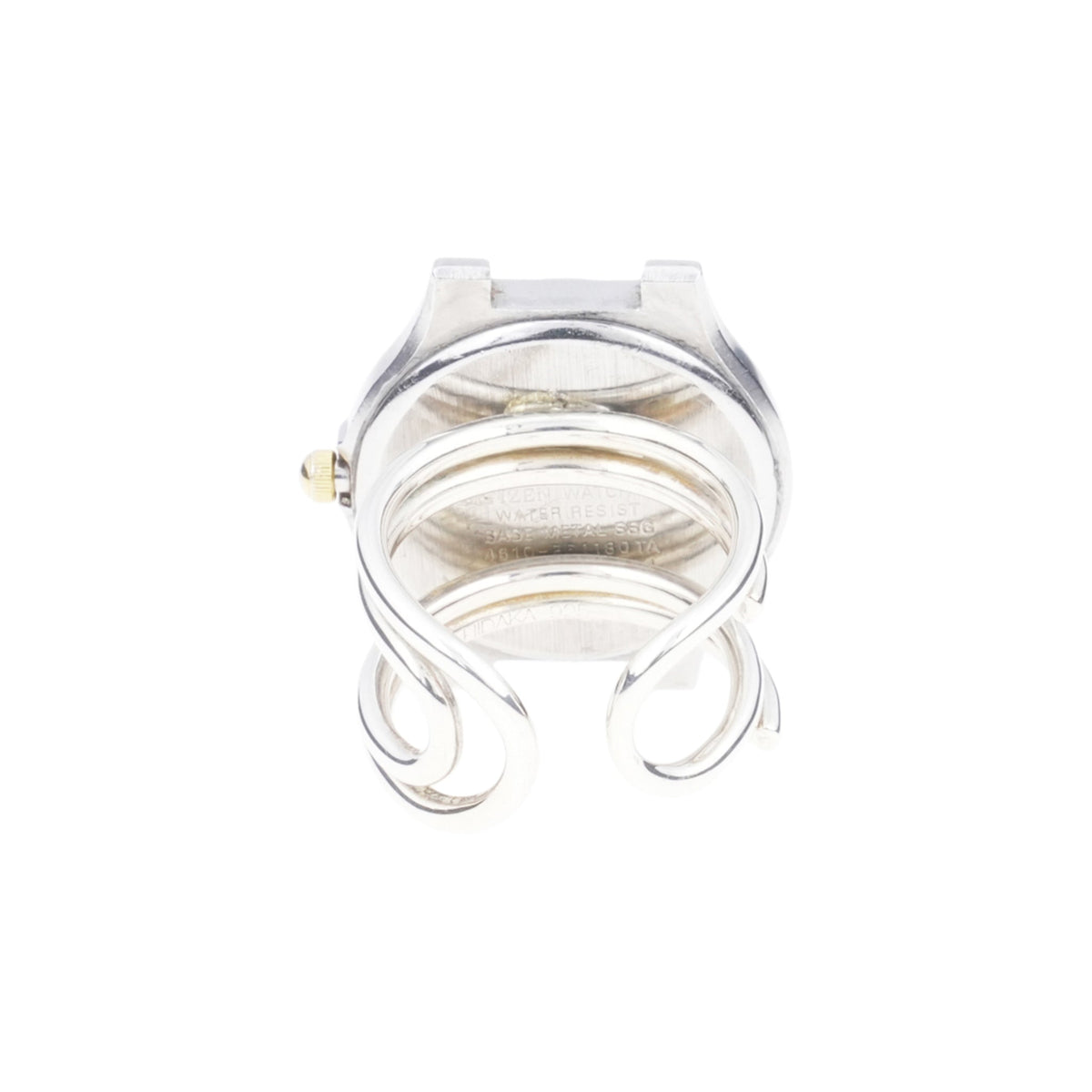 VINTAGE WATCH RING / SILVER
