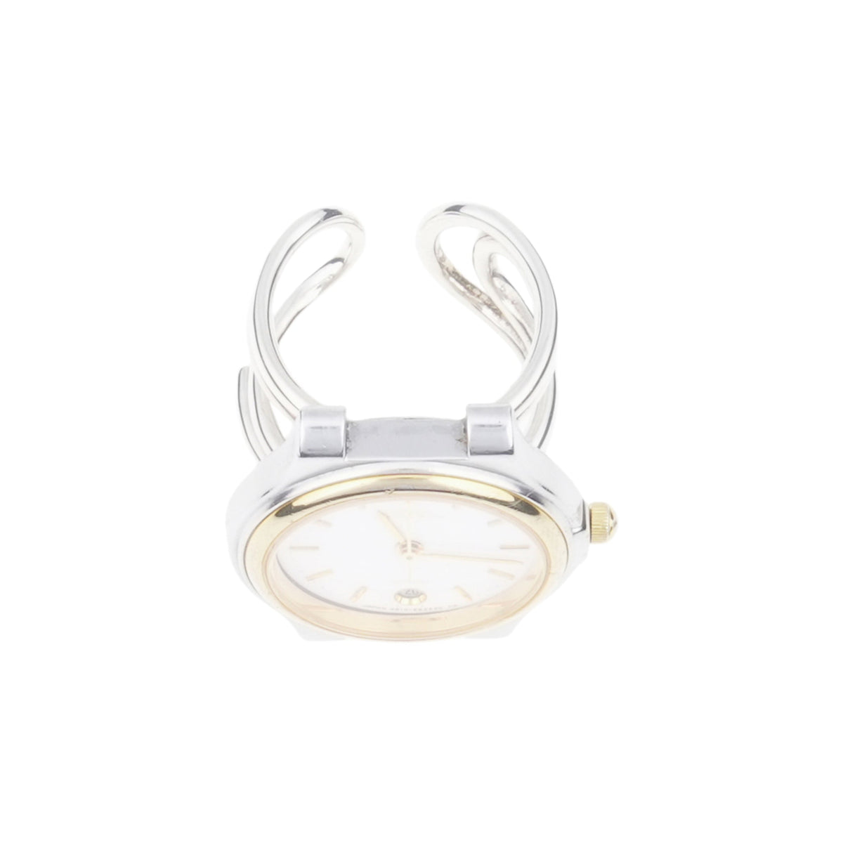 VINTAGE WATCH RING / SILVER