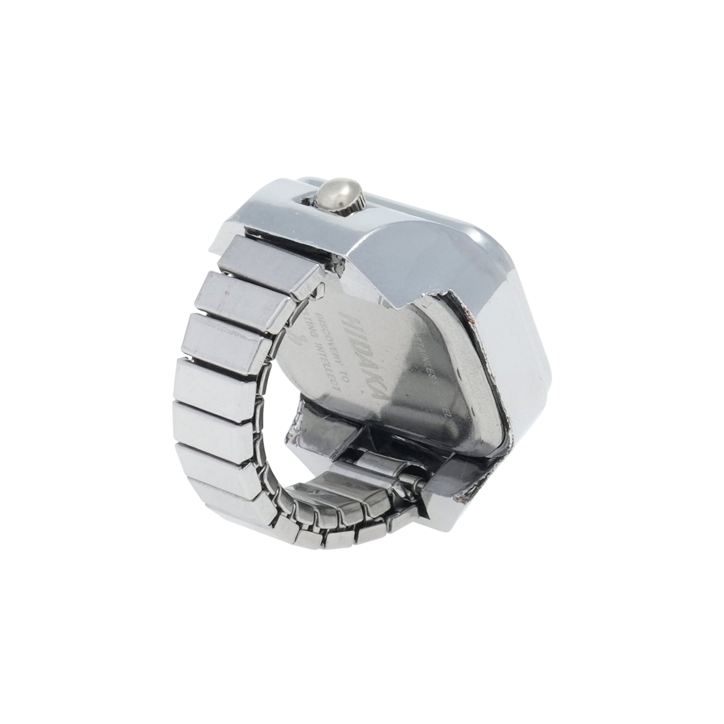 E/W RING WATCH / SILVER/T-BLUE