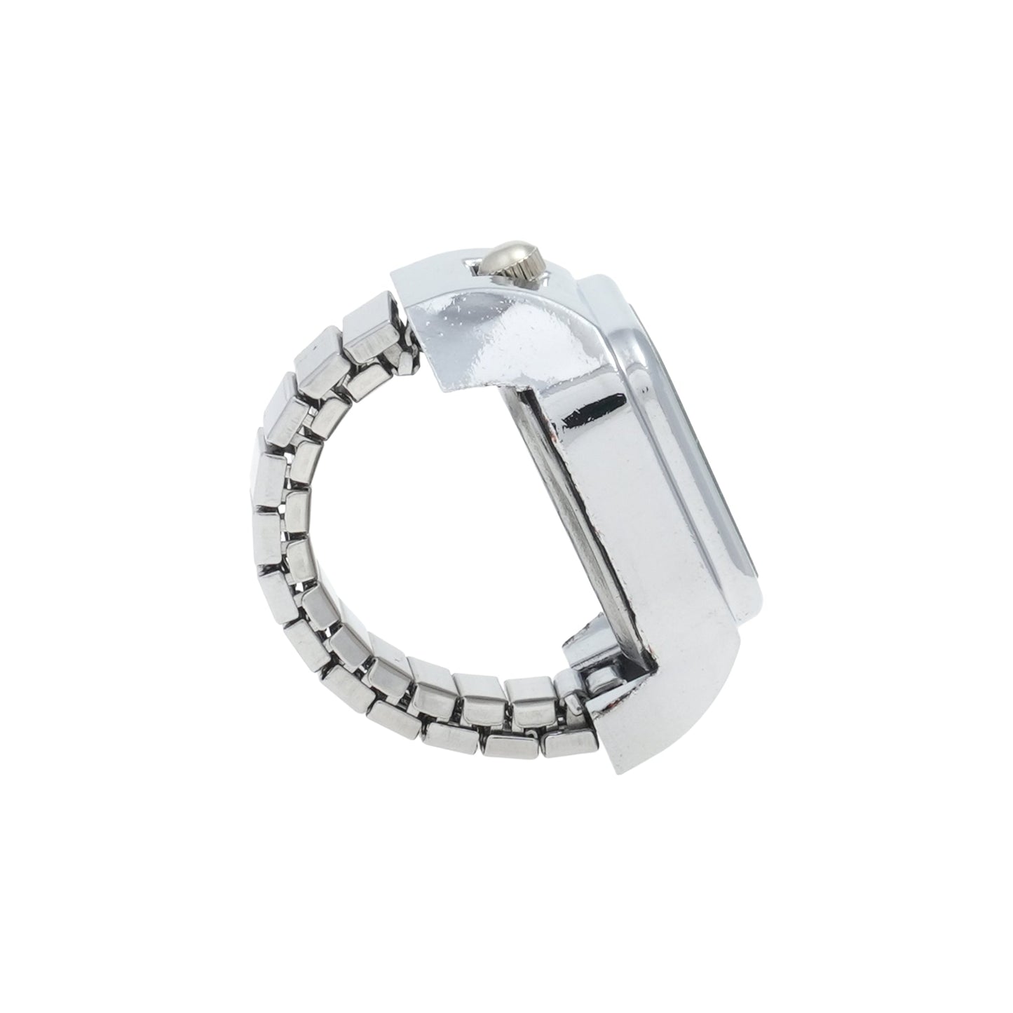 E/W RING WATCH / SILVER/T-BLUE