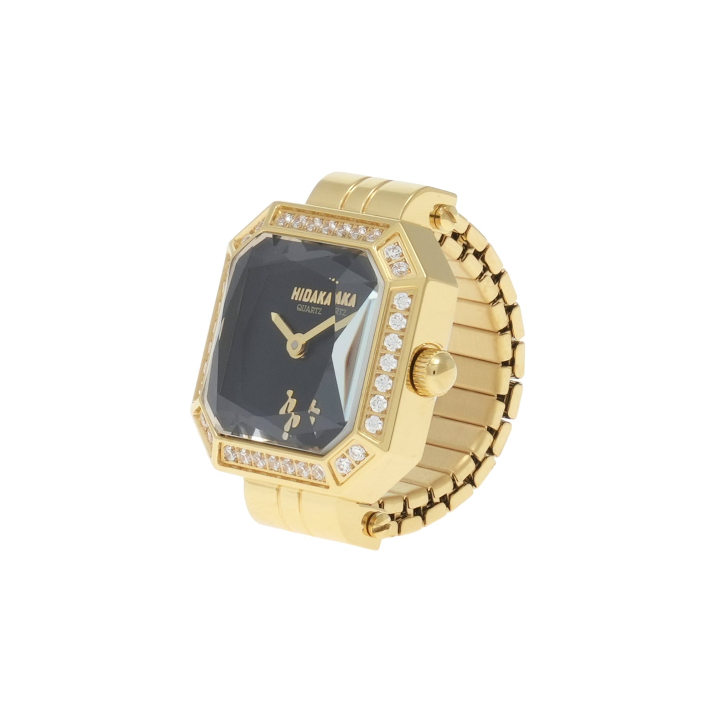 FACET RING WATCH / GOLD