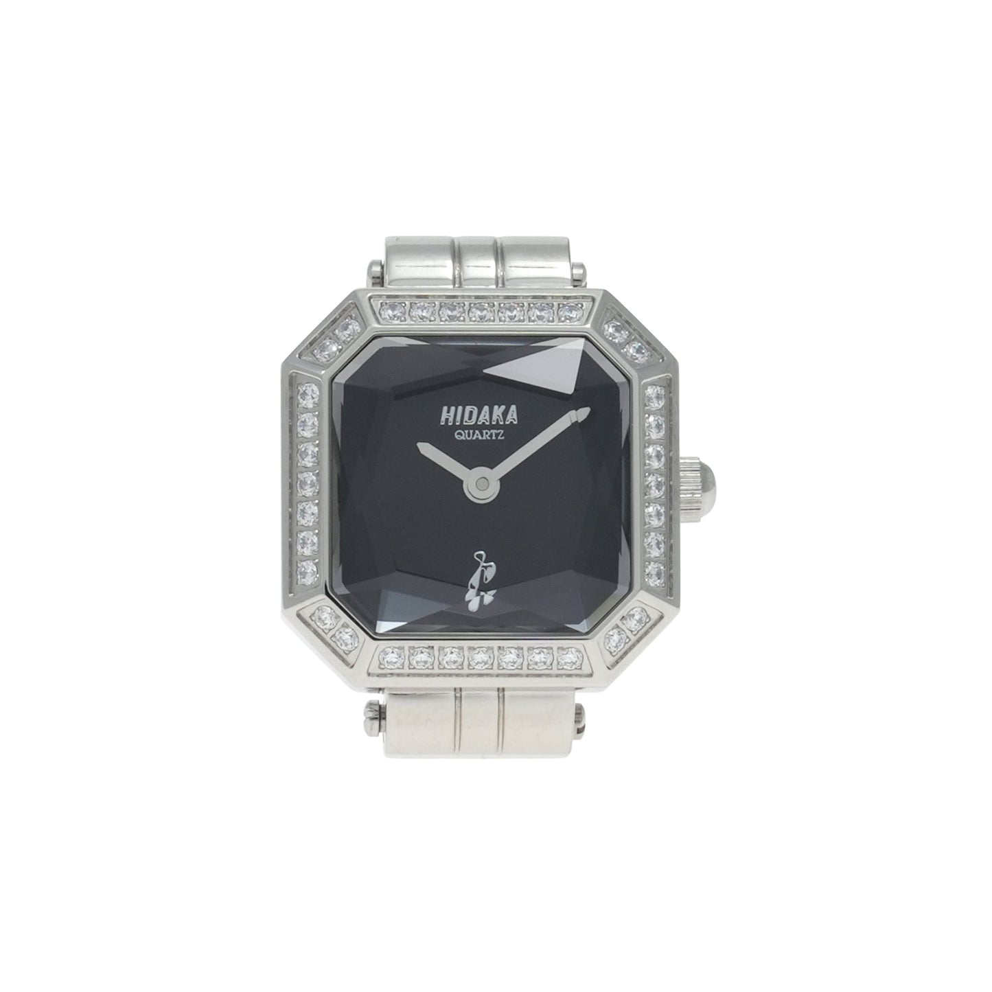 FACET RING WATCH / SILVER