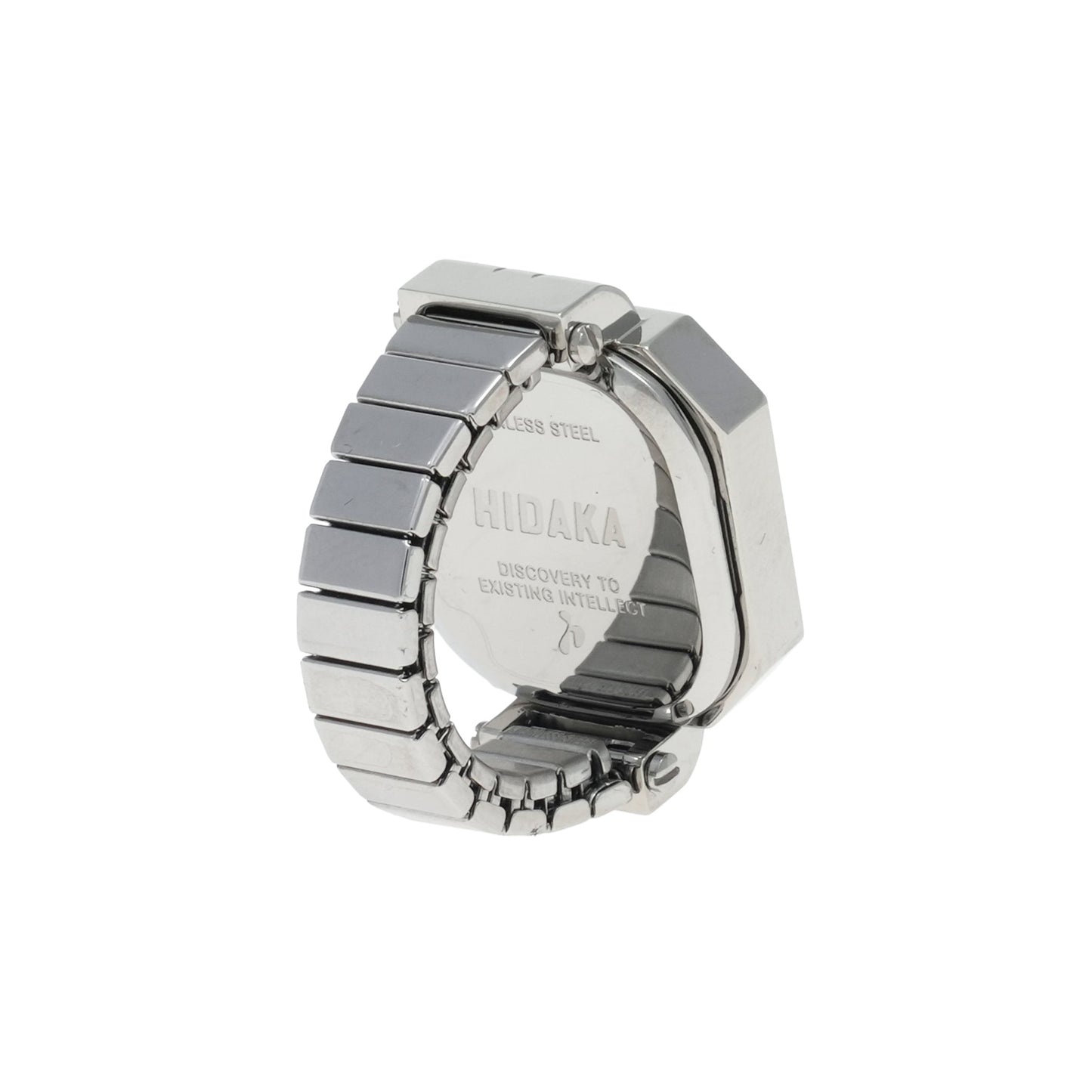 FACET RING WATCH / SILVER