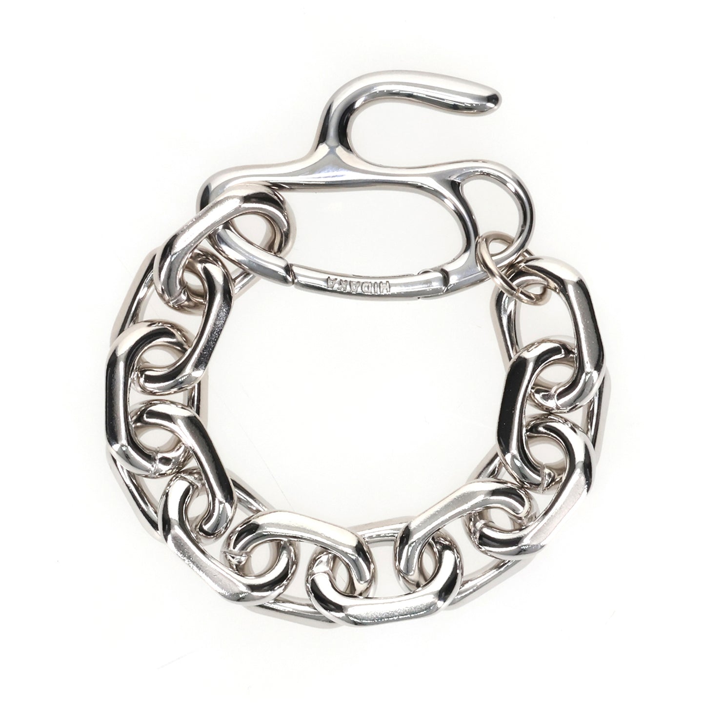 H CHAIN BRACELET / SILVER
