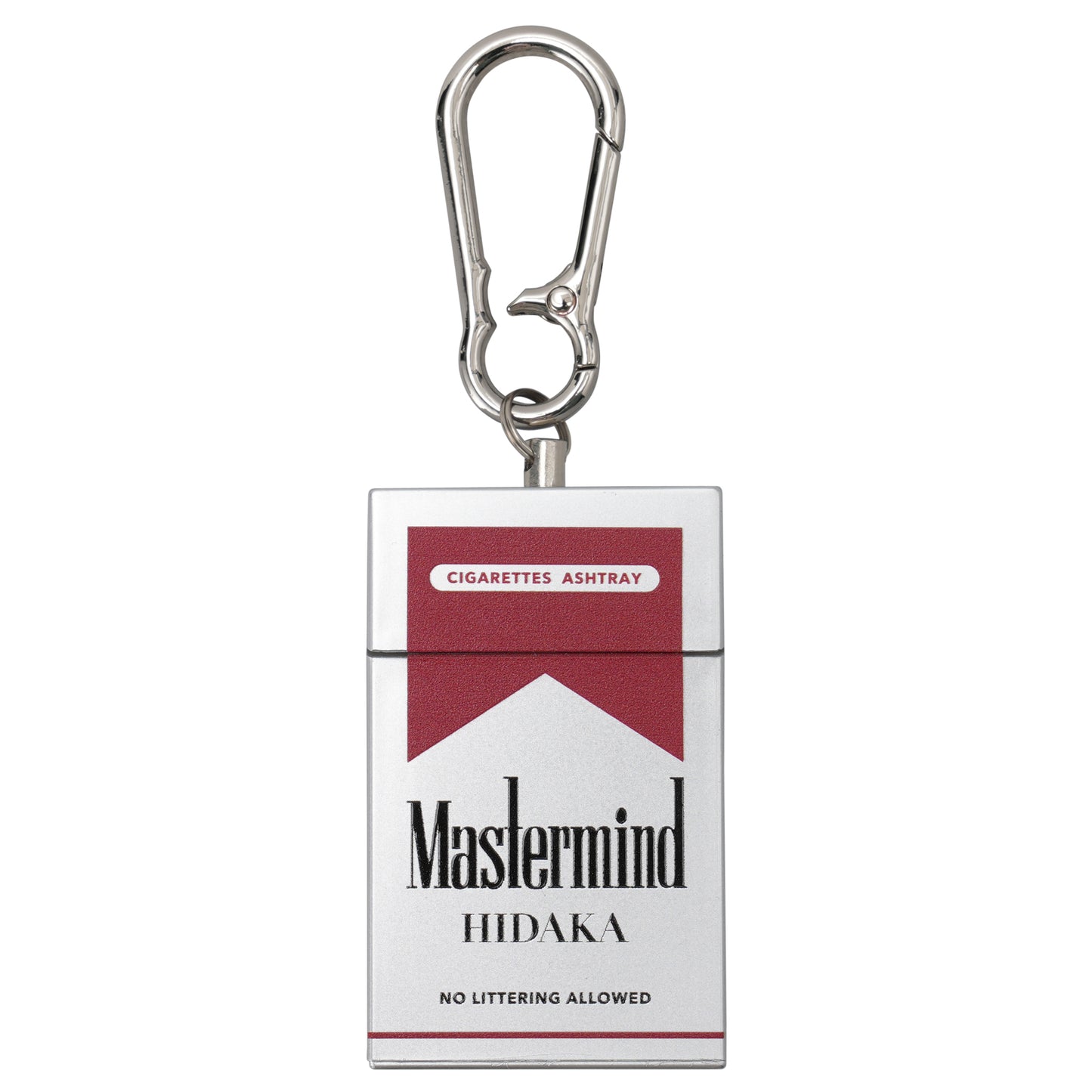 HIDAKA x mastermind JAPAN PORTABLE ASHTRAY – RED / SILVER/RED