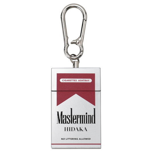 HIDAKA x mastermind JAPAN PORTABLE ASHTRAY – RED / SILVER/RED