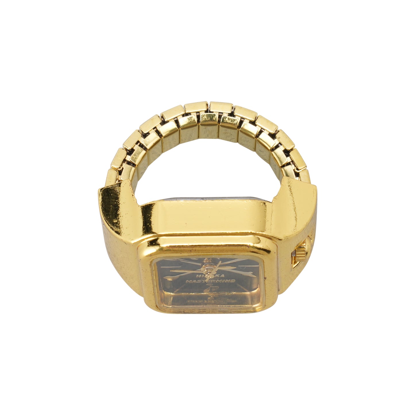 HIDAKA x mastermind JAPAN SKULL RING WATCH / GOLD