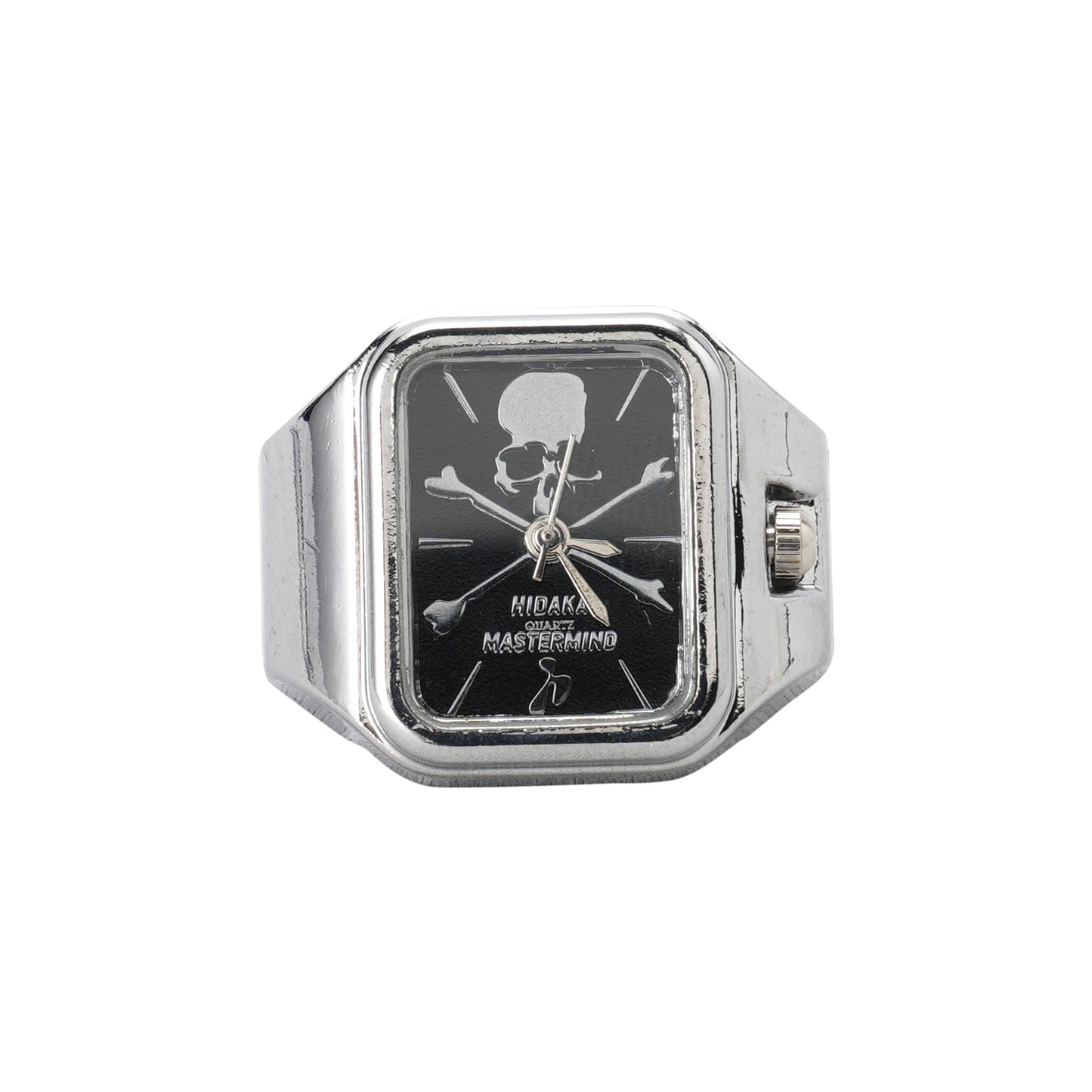 HIDAKA x mastermind JAPAN SKULL RING WATCH / SILVER