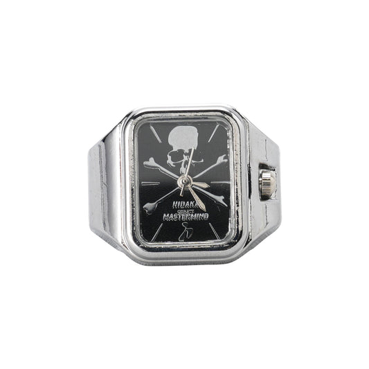 HIDAKA x mastermind JAPAN SKULL RING WATCH / SILVER