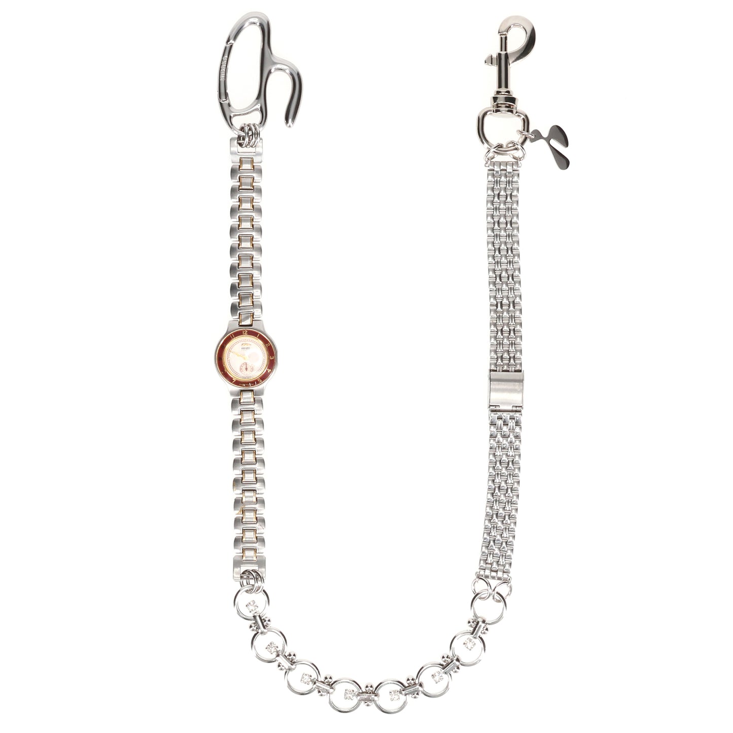 VINTAGE WATCH LINKS CHAIN / SILVER