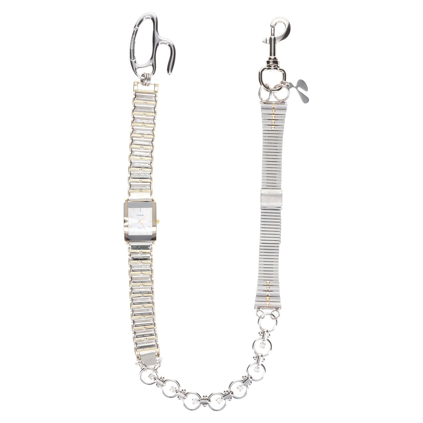 VINTAGE WATCH LINKS CHAIN / SILVER